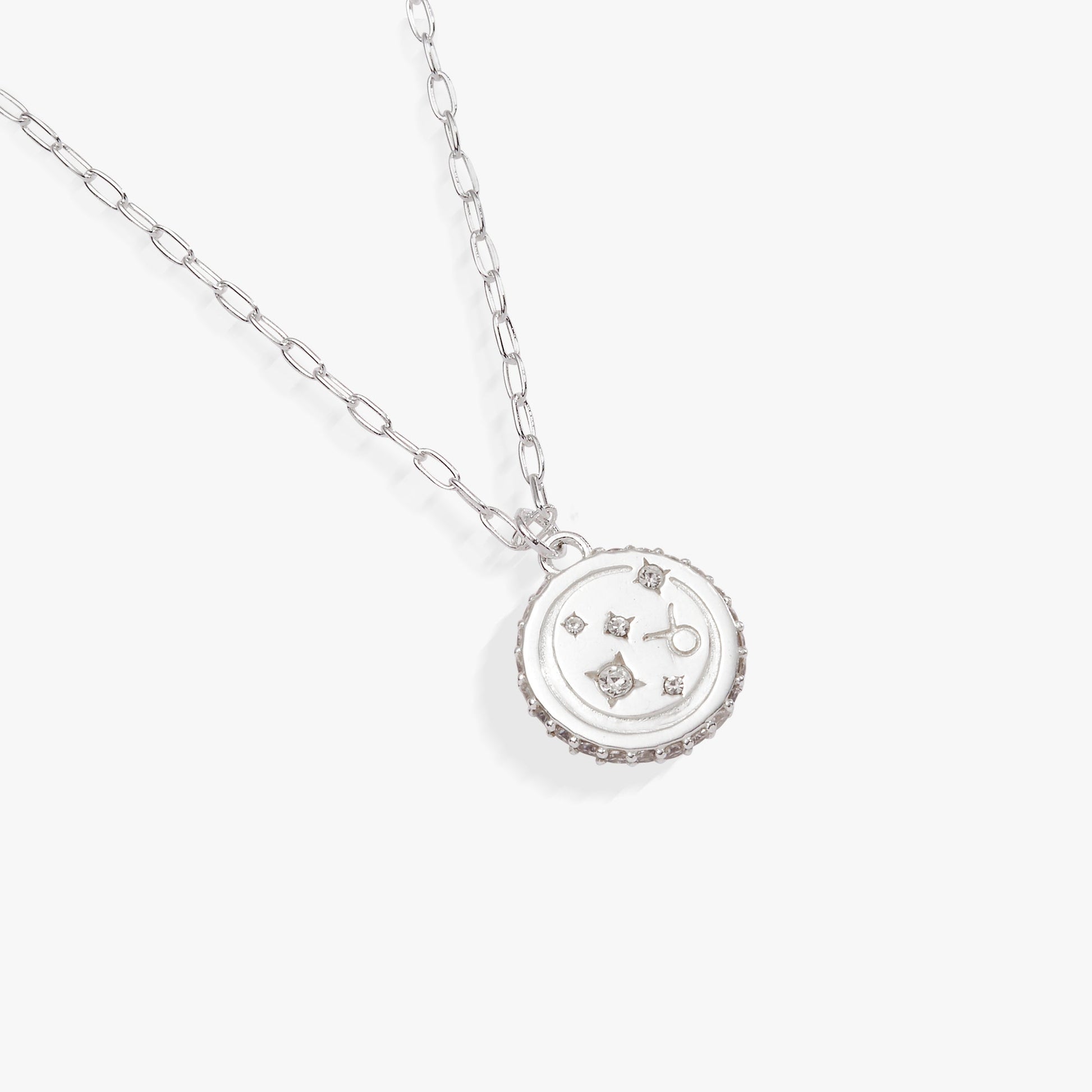 Taurus Zodiac Precious Necklace Sterling Silver