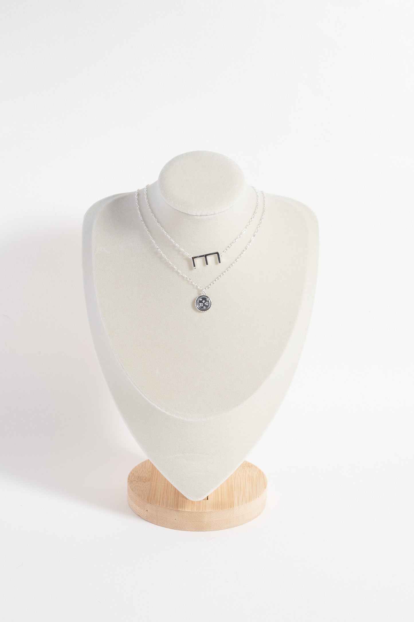 Libra Zodiac Precious Necklace Sterling Silver