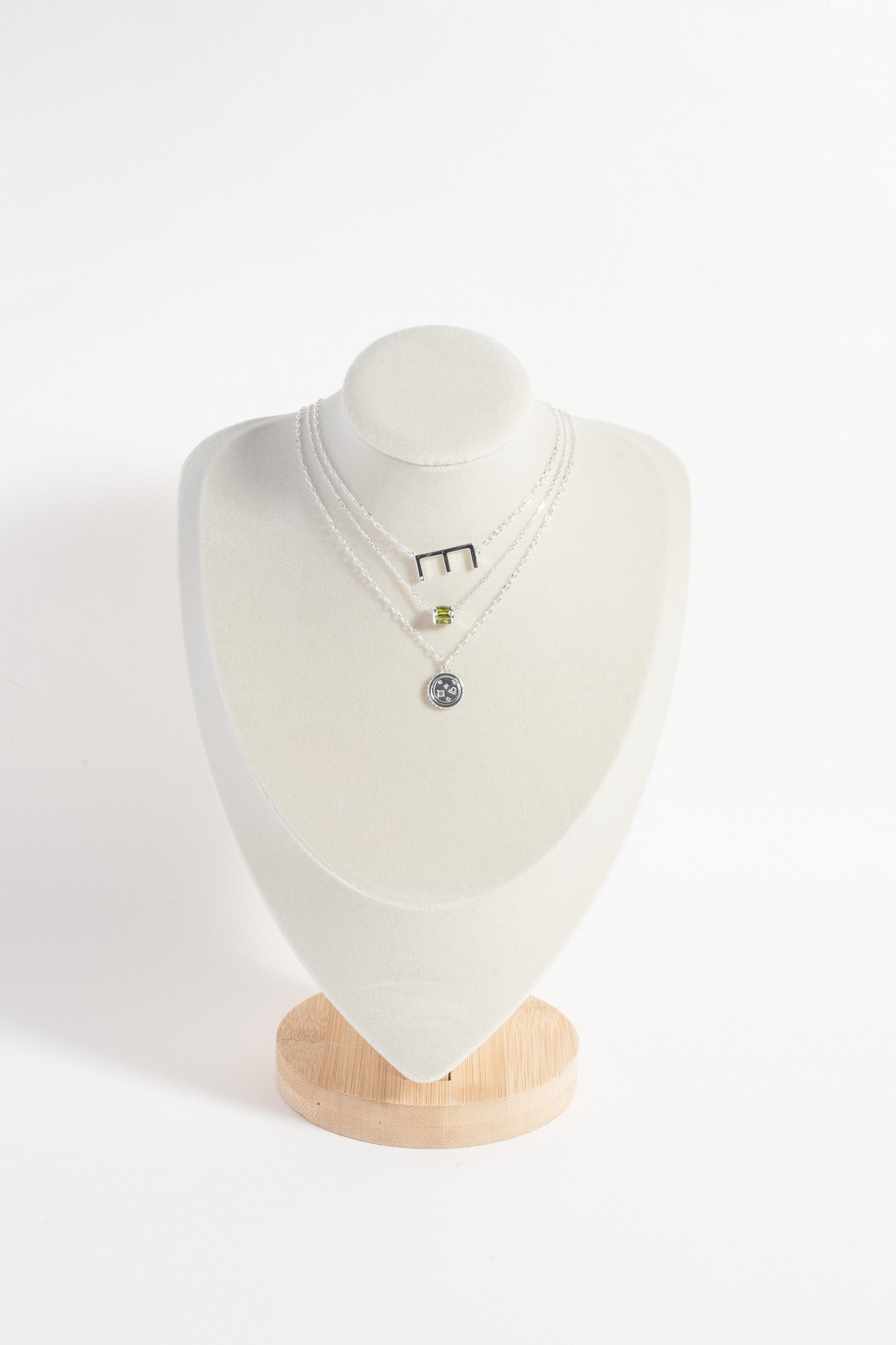 Libra Zodiac Precious Necklace Sterling Silver