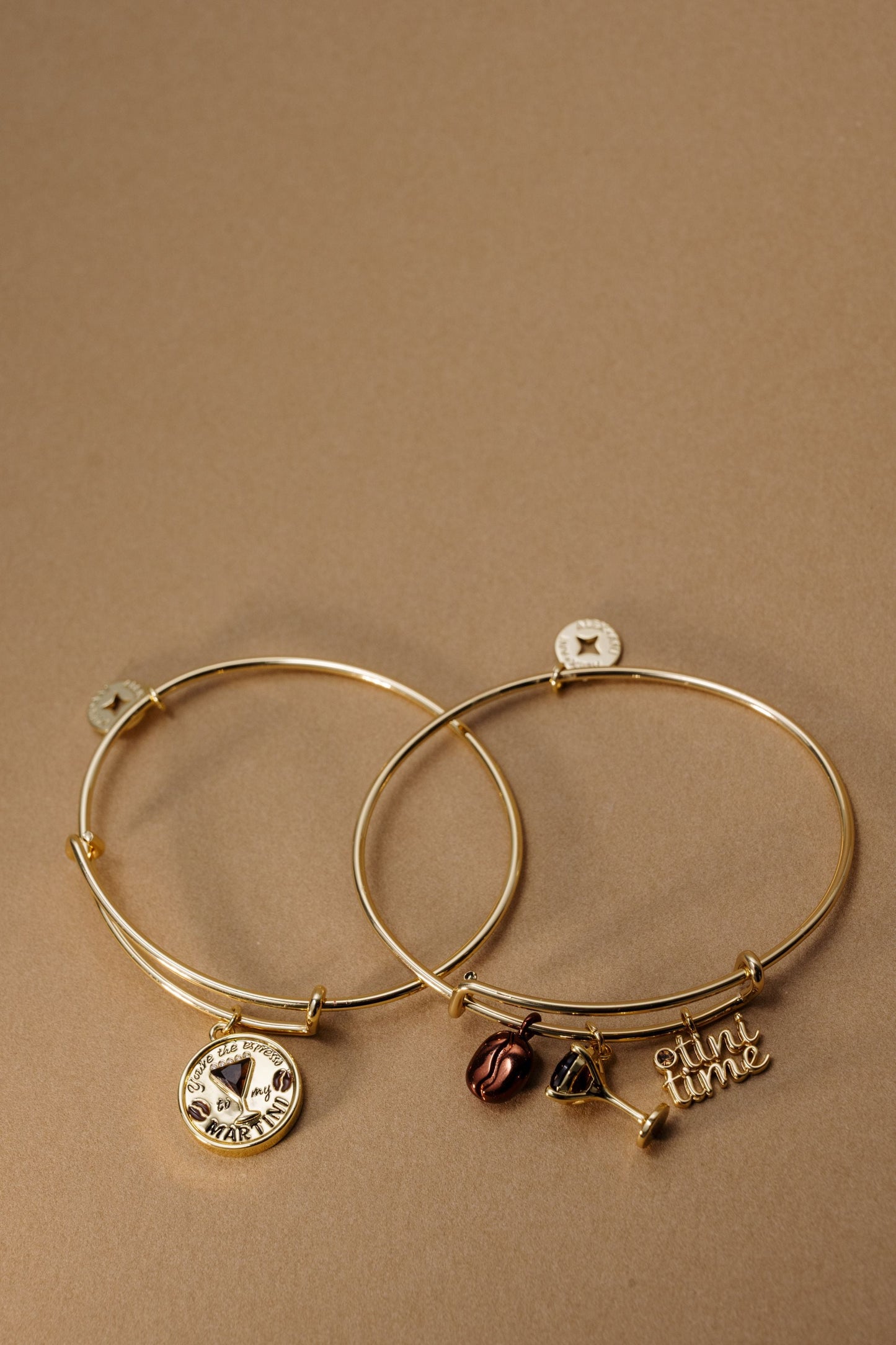 Espresso Martini Multi Charm Bangle Gold