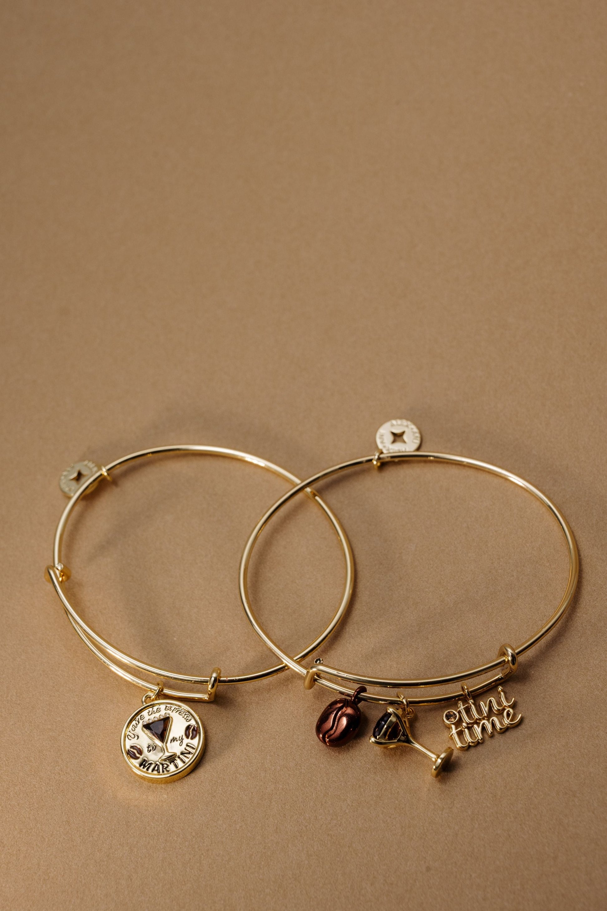 Espresso Martini Multi Charm Bangle Gold