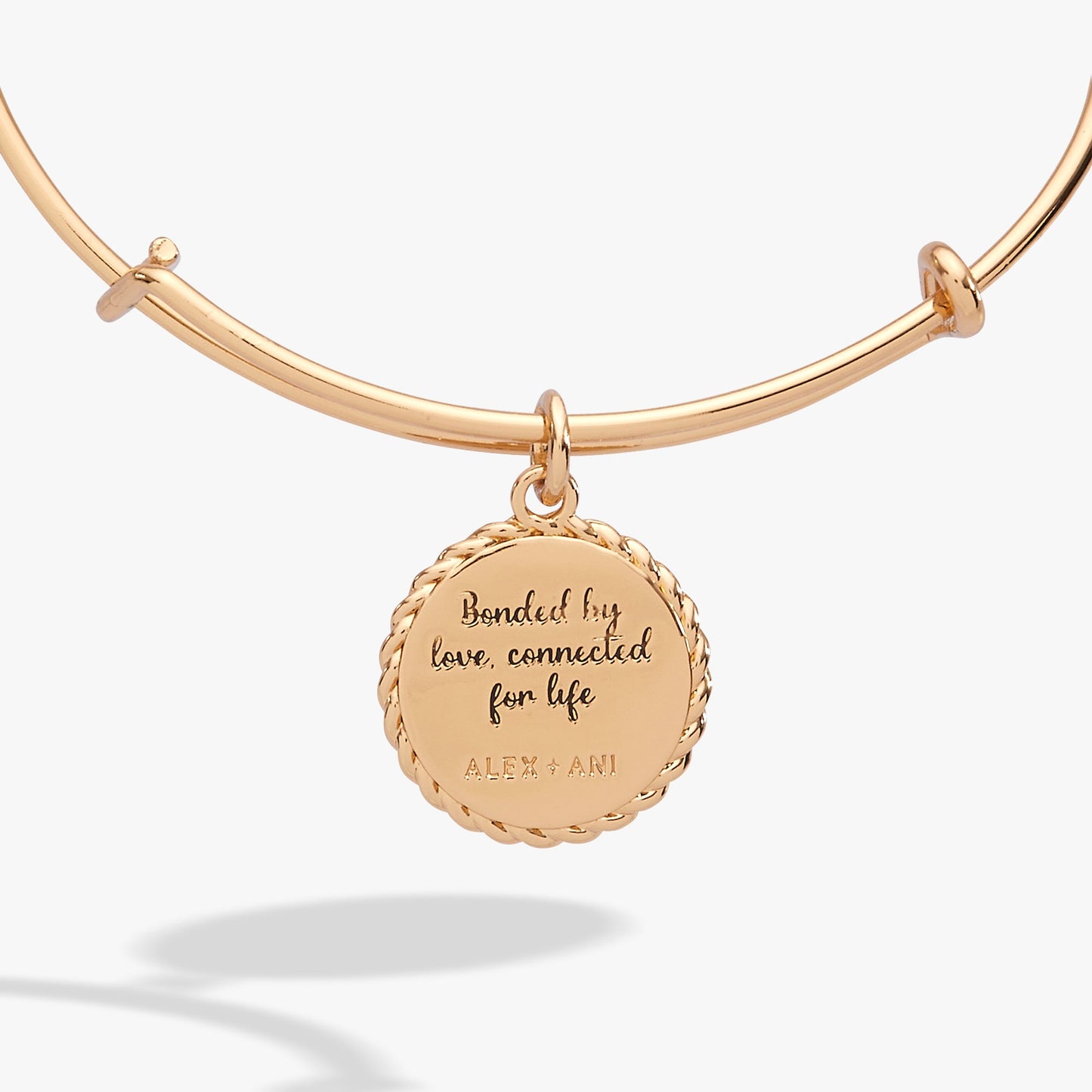 Mom Charm Bangle Gold