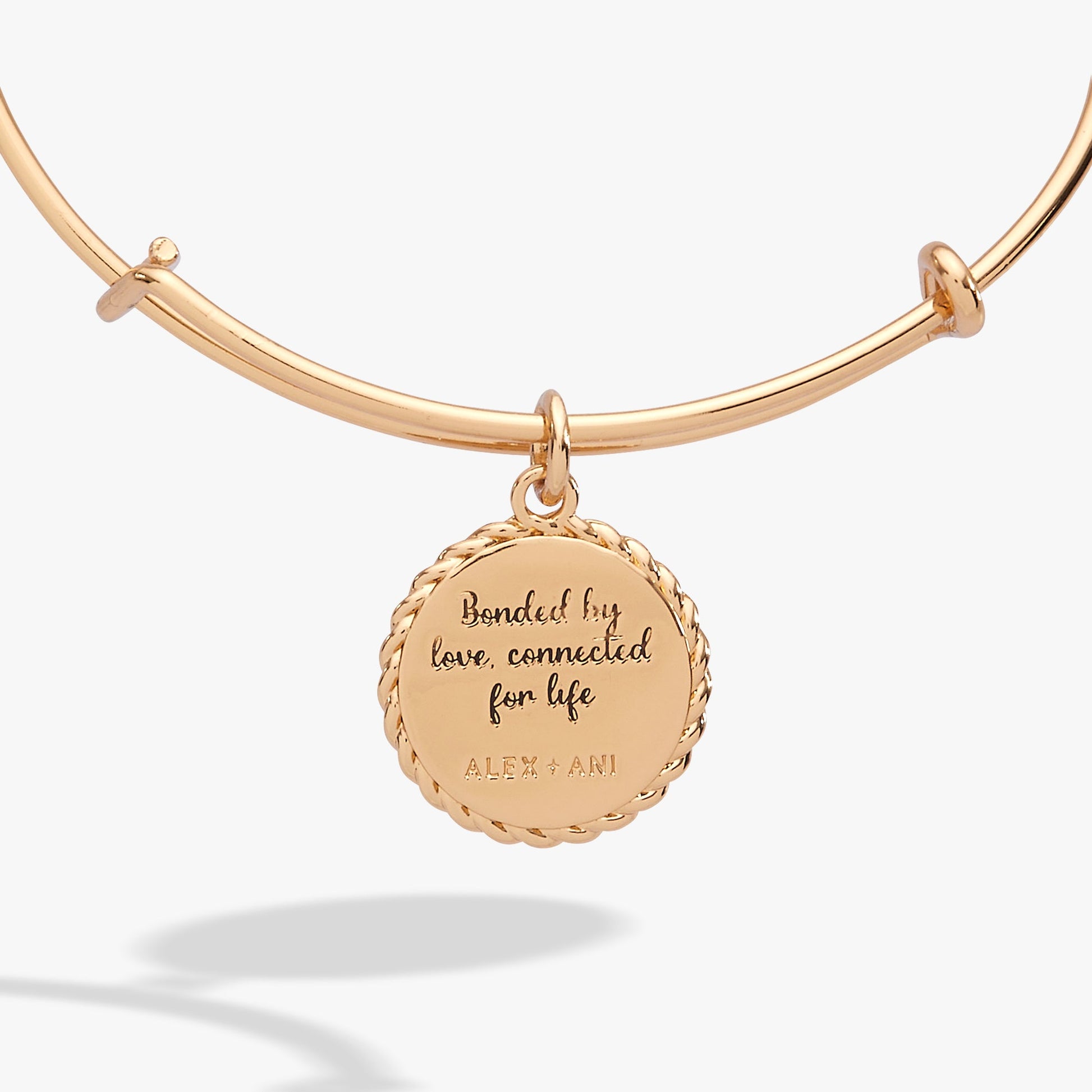 Mom Charm Bangle Gold