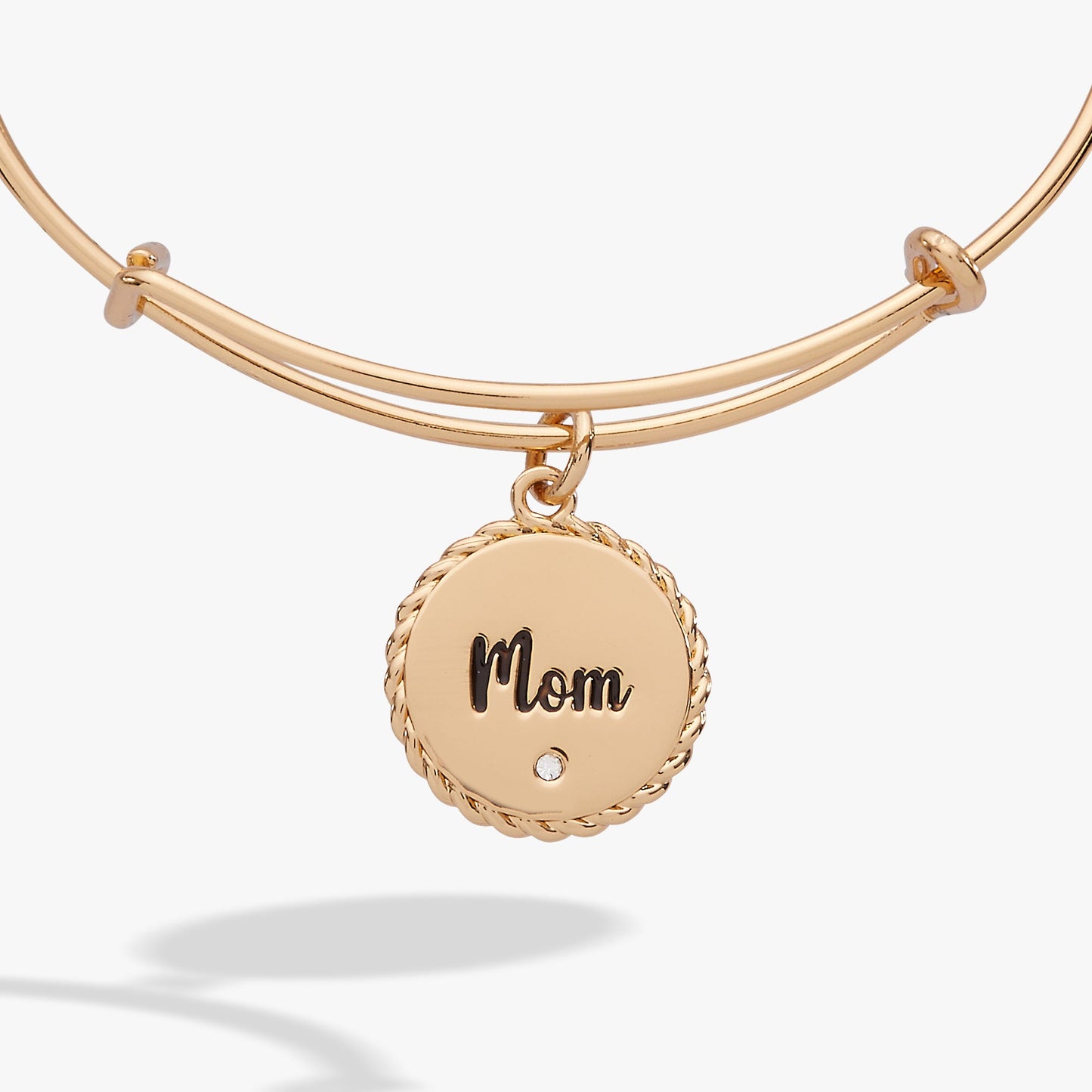 Mom Charm Bangle Gold