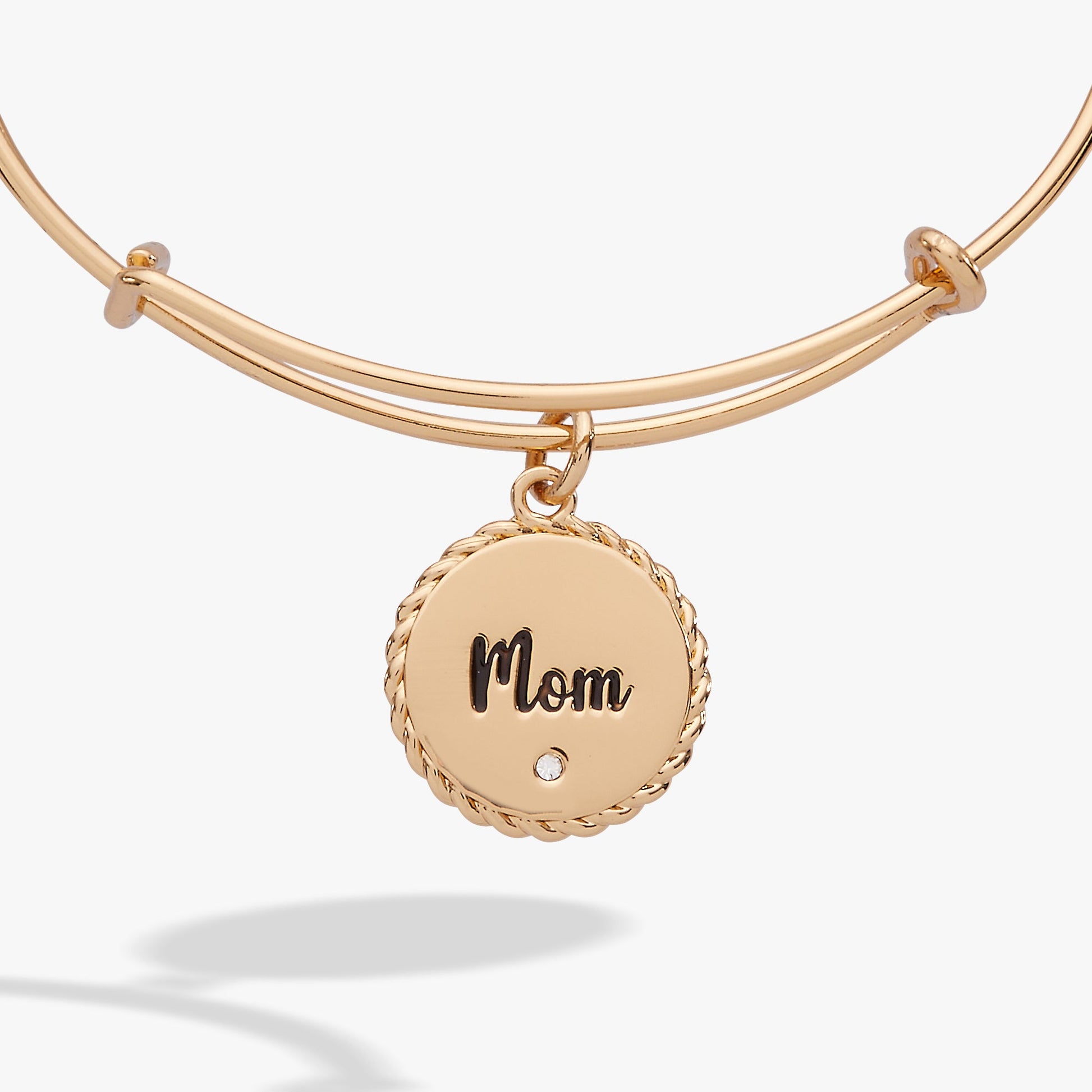 Mom Charm Bangle Gold