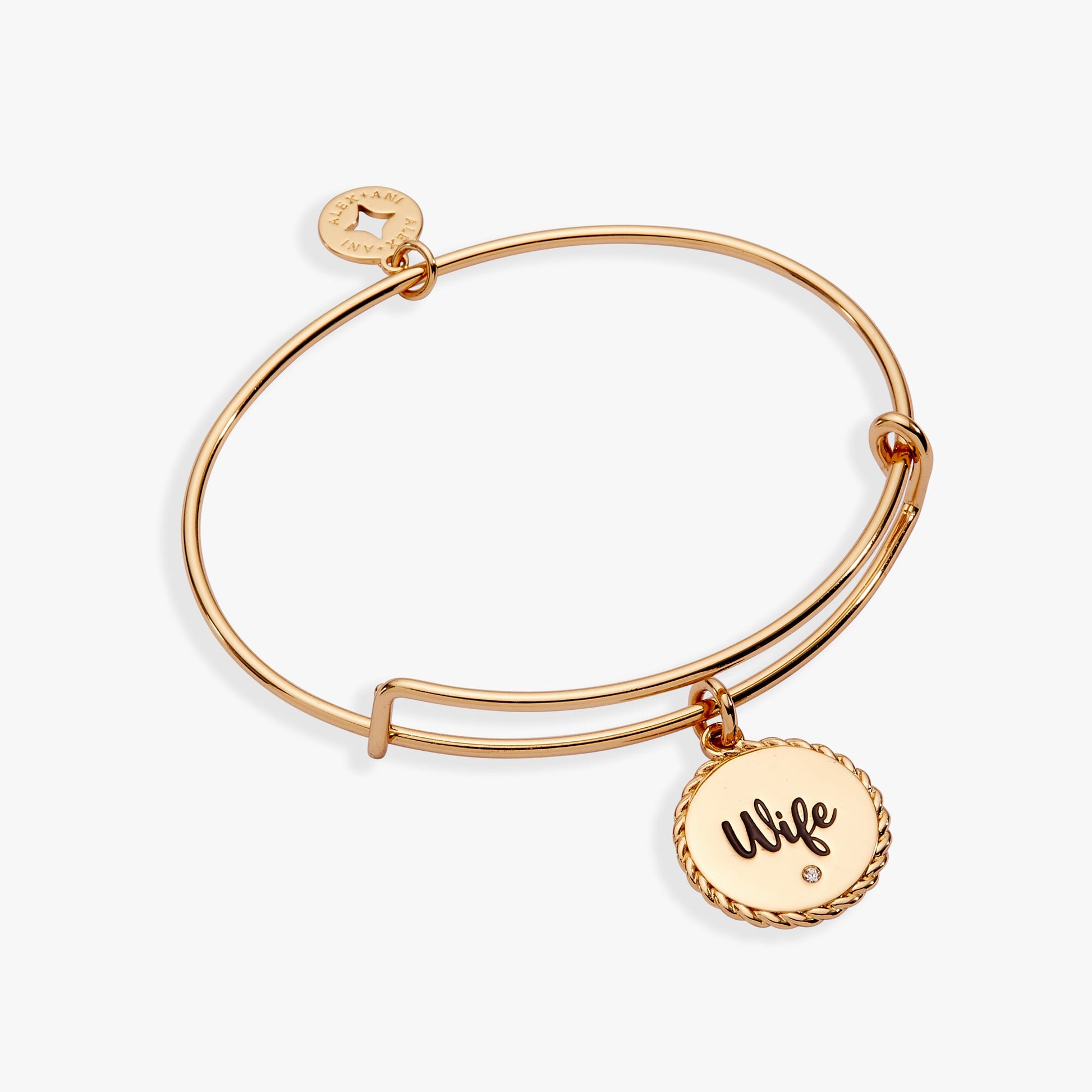 Wife Charm Bangle Gold