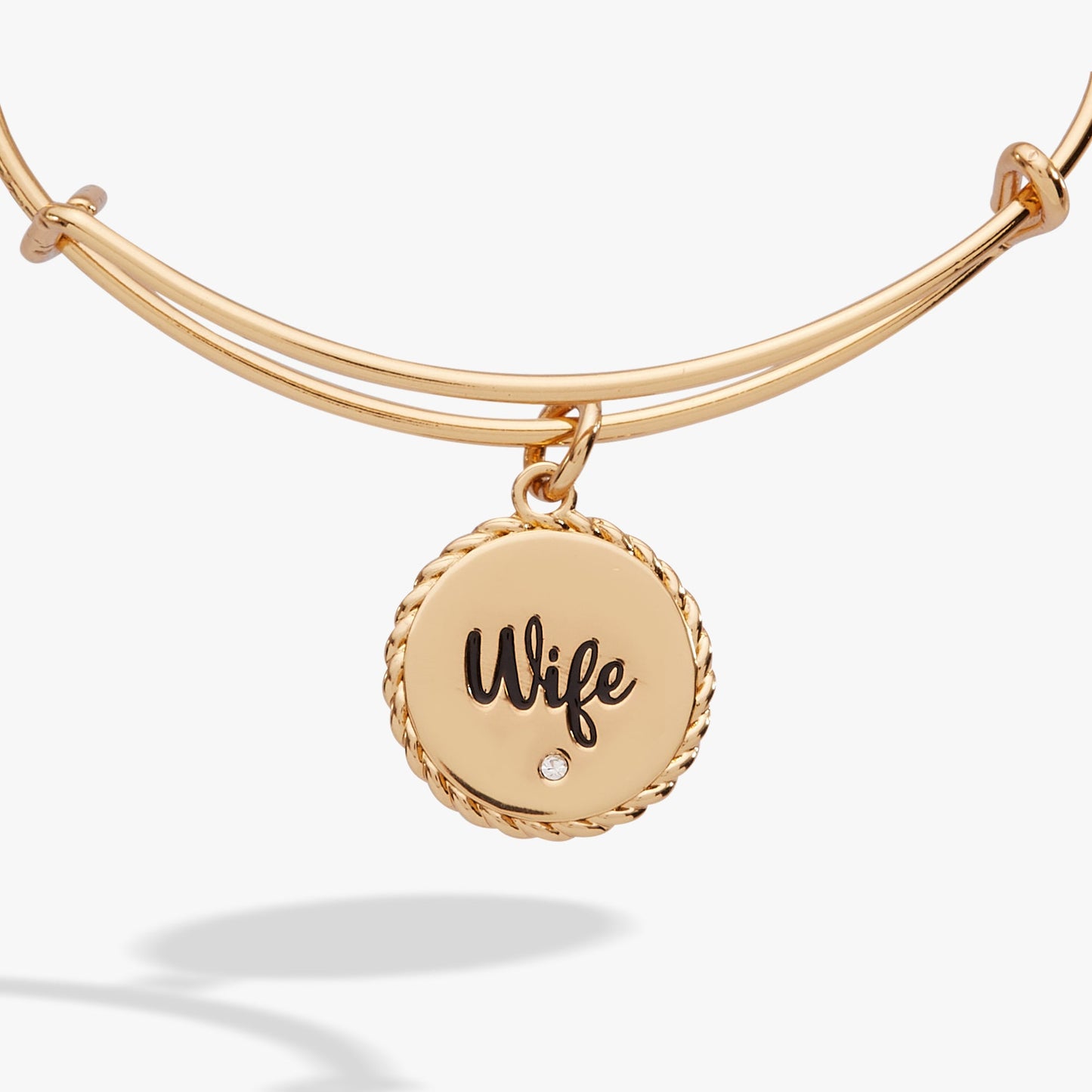 Wife Charm Bangle Gold
