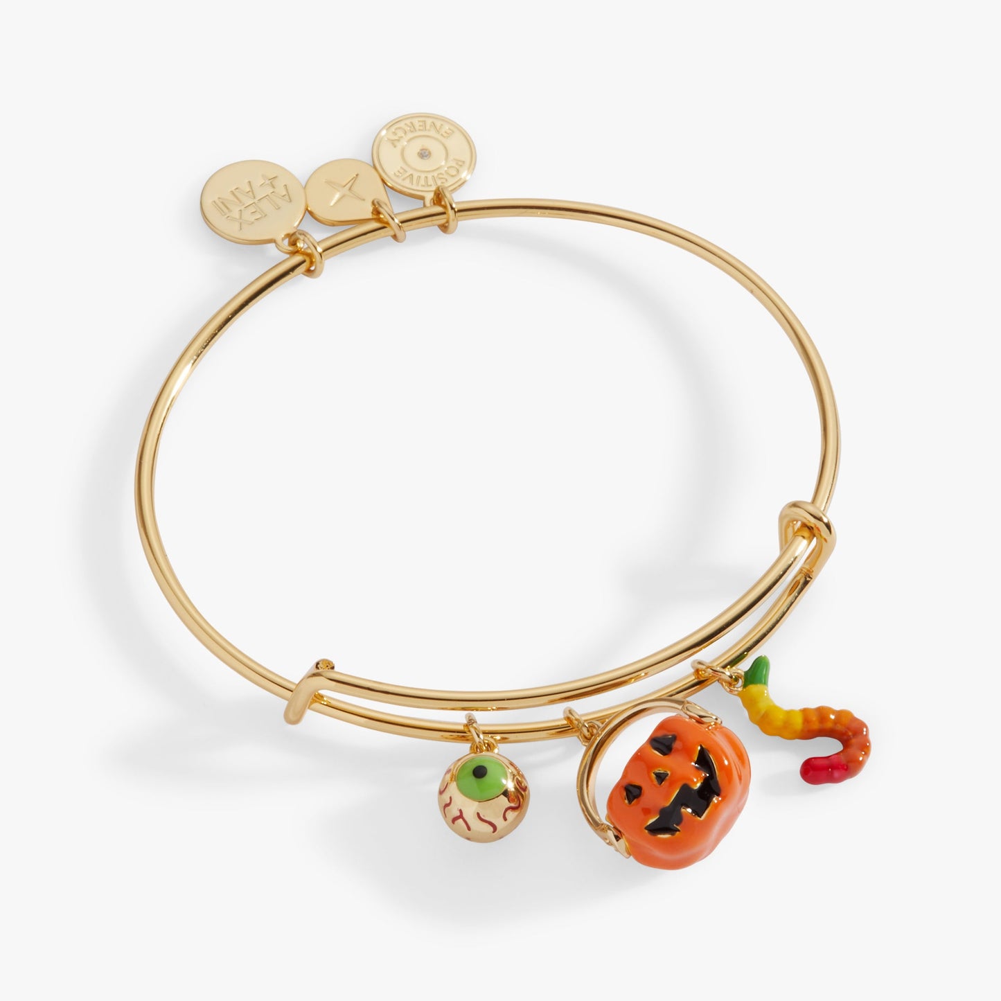 SOM - Trick or Treat multi charm bangle Gold