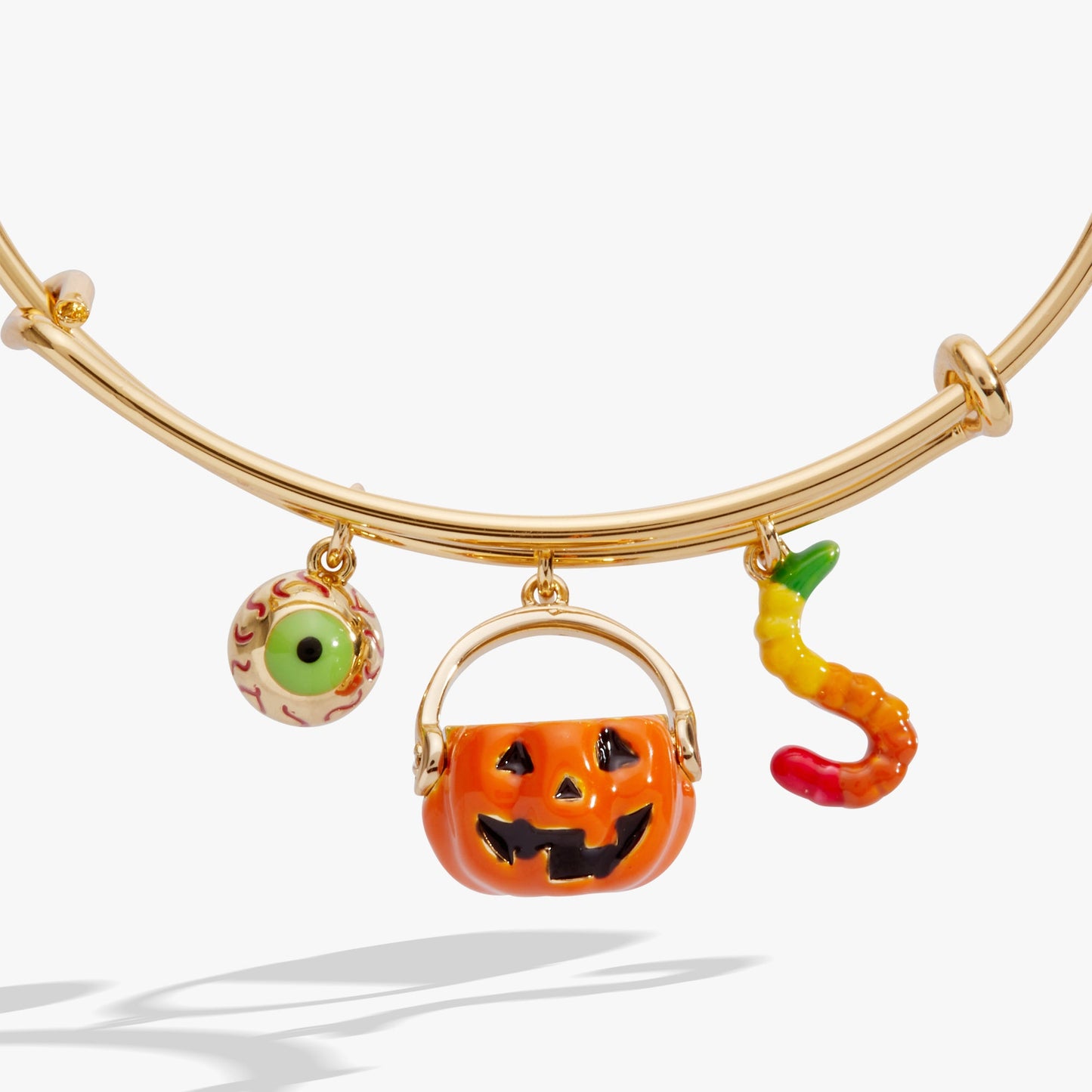 SOM - Trick or Treat multi charm bangle Gold