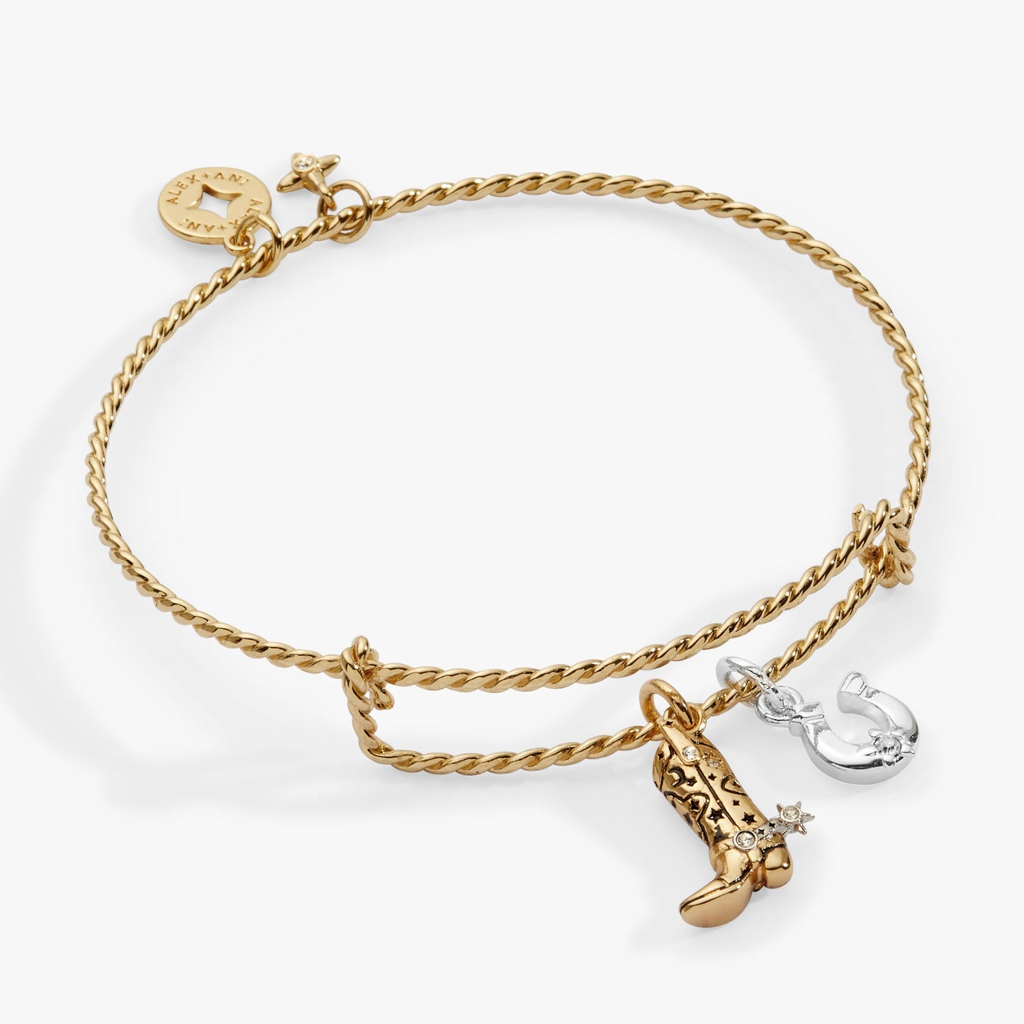 Cosmic Cowgirl Duo Charm Bangle Two Tone
