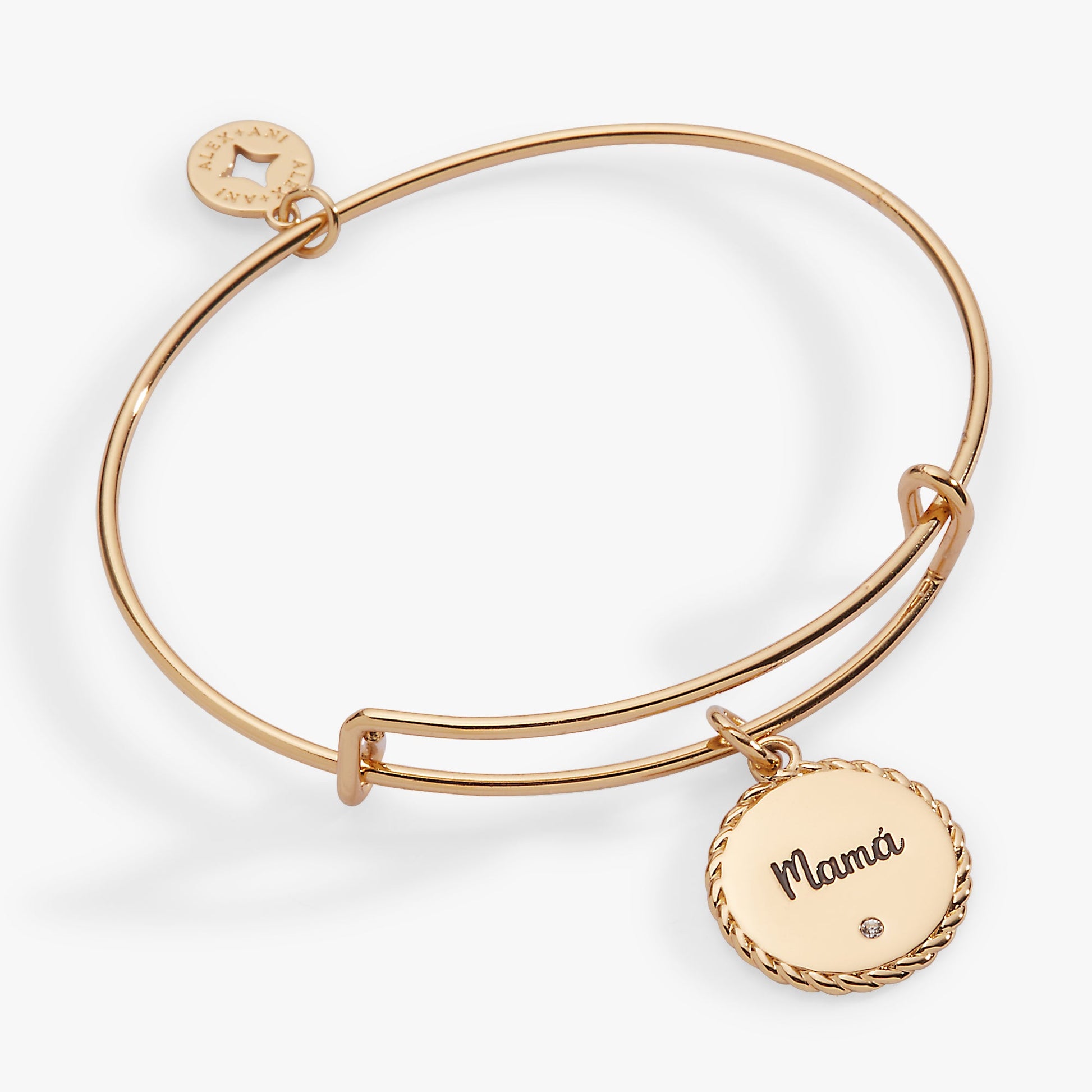 Mamá Charm Bangle Silver