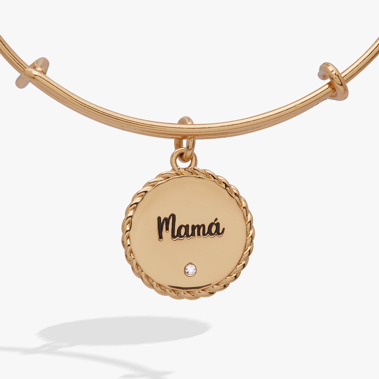 Mamá Charm Bangle Silver