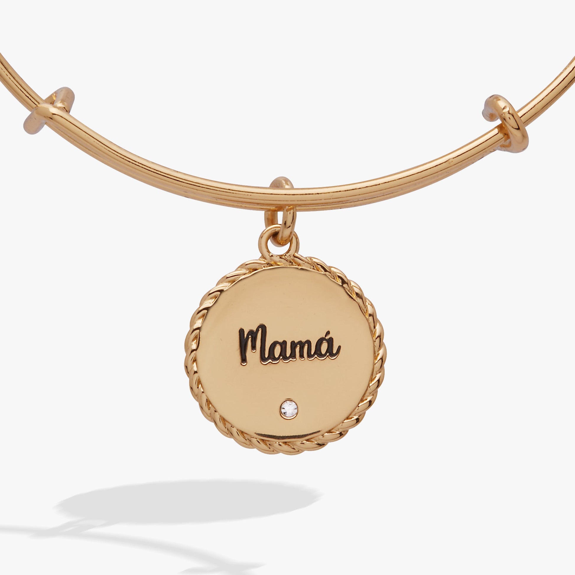 Mamá Charm Bangle Silver
