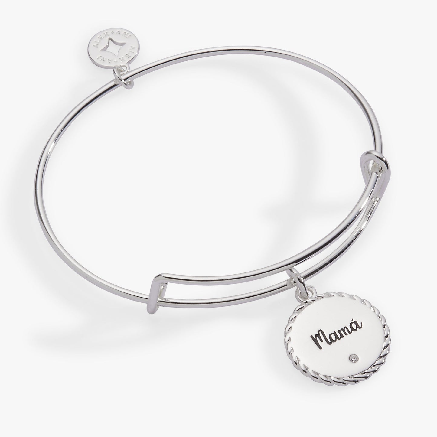 Mamá Charm Bangle Silver