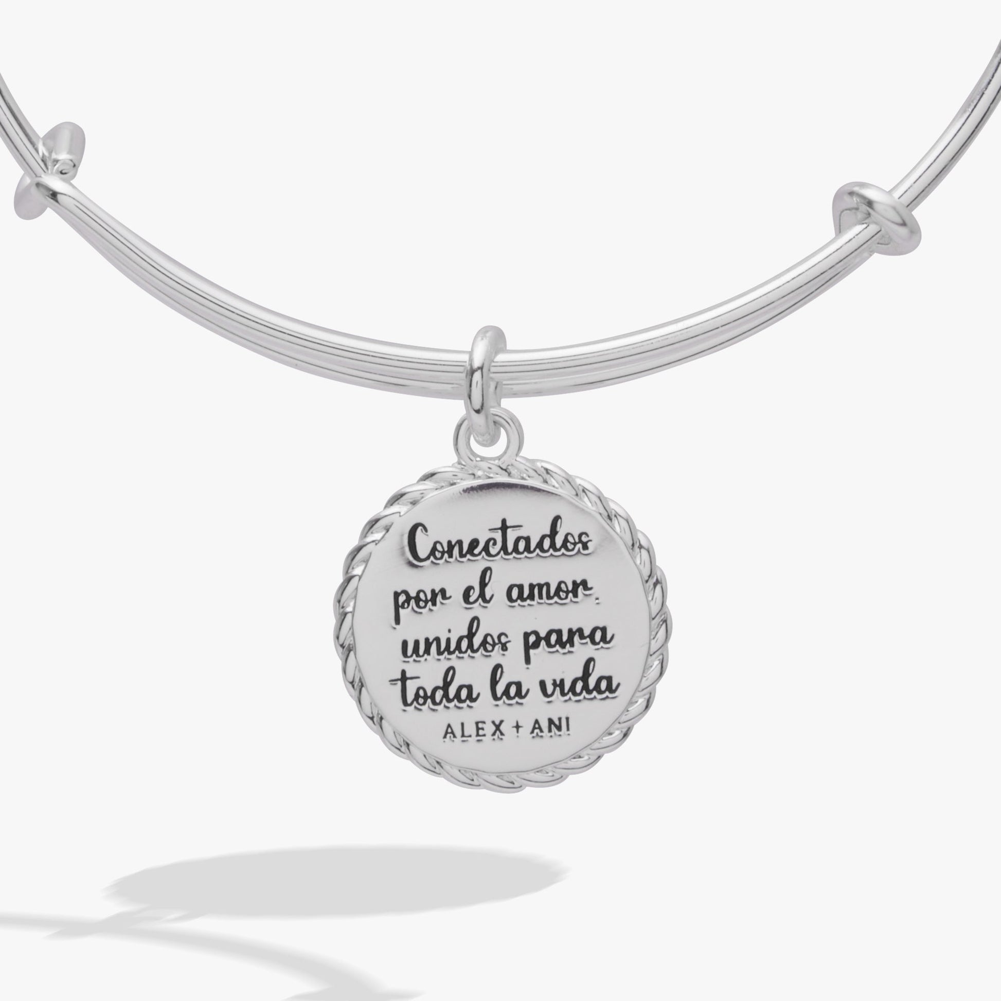 Mamá Charm Bangle Silver
