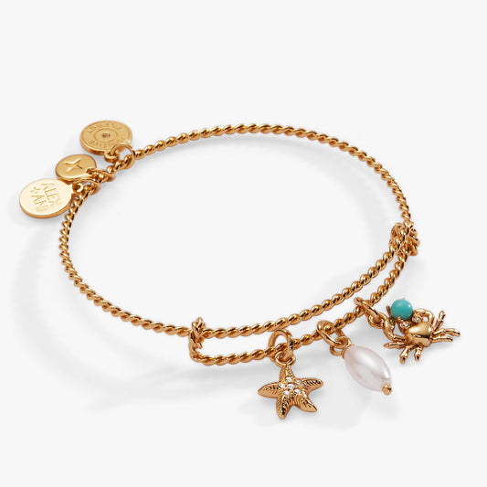 Seaside Charm Bangle Gold
