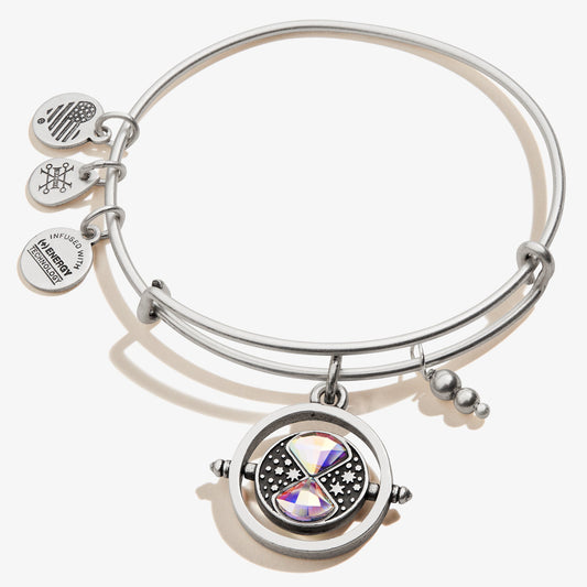 Harry Potter™ Time Turner Spinner Charm Bangle Rafaelian Silver