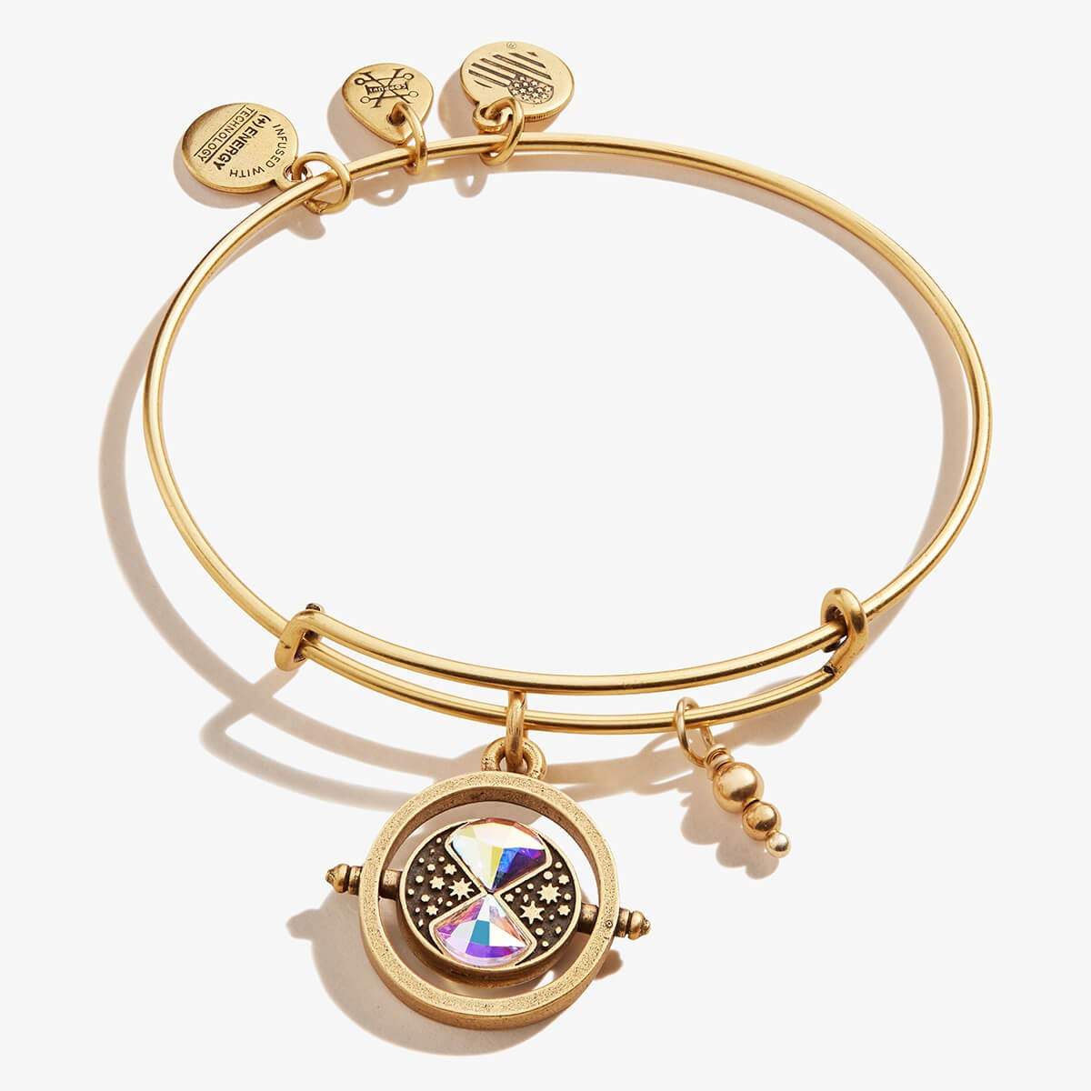 Harry Potter™ Time Turner Spinner Charm Bangle Rafaelian Silver