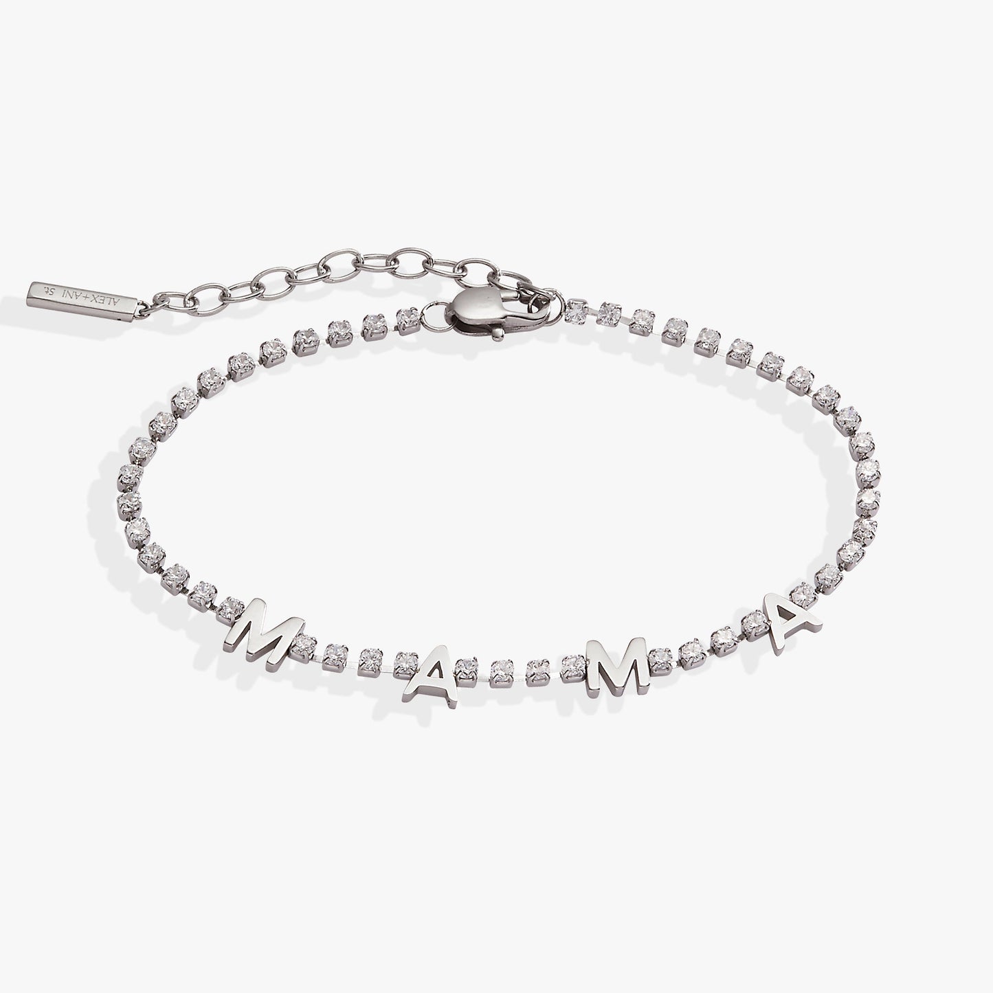 “Mama” Tennis Bracelet Stainless Steel Gold