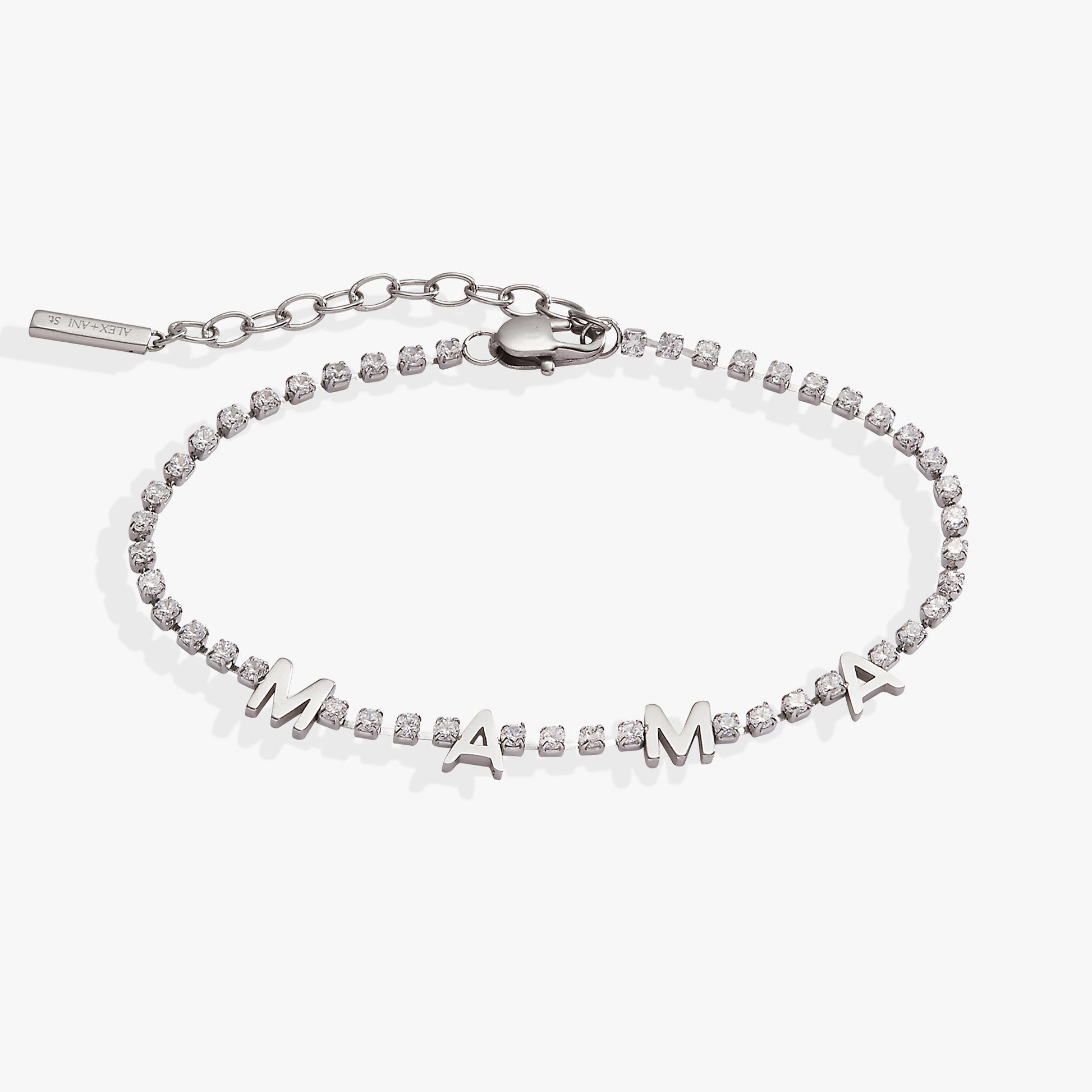 “Mama” Tennis Bracelet Stainless Steel Gold