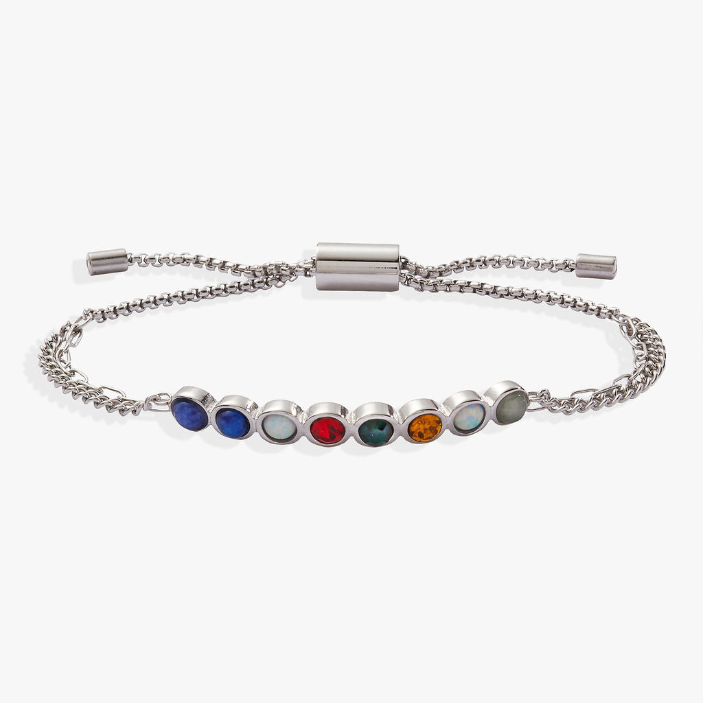 I Love You Acrostic Bolo Stainless Steel Silver