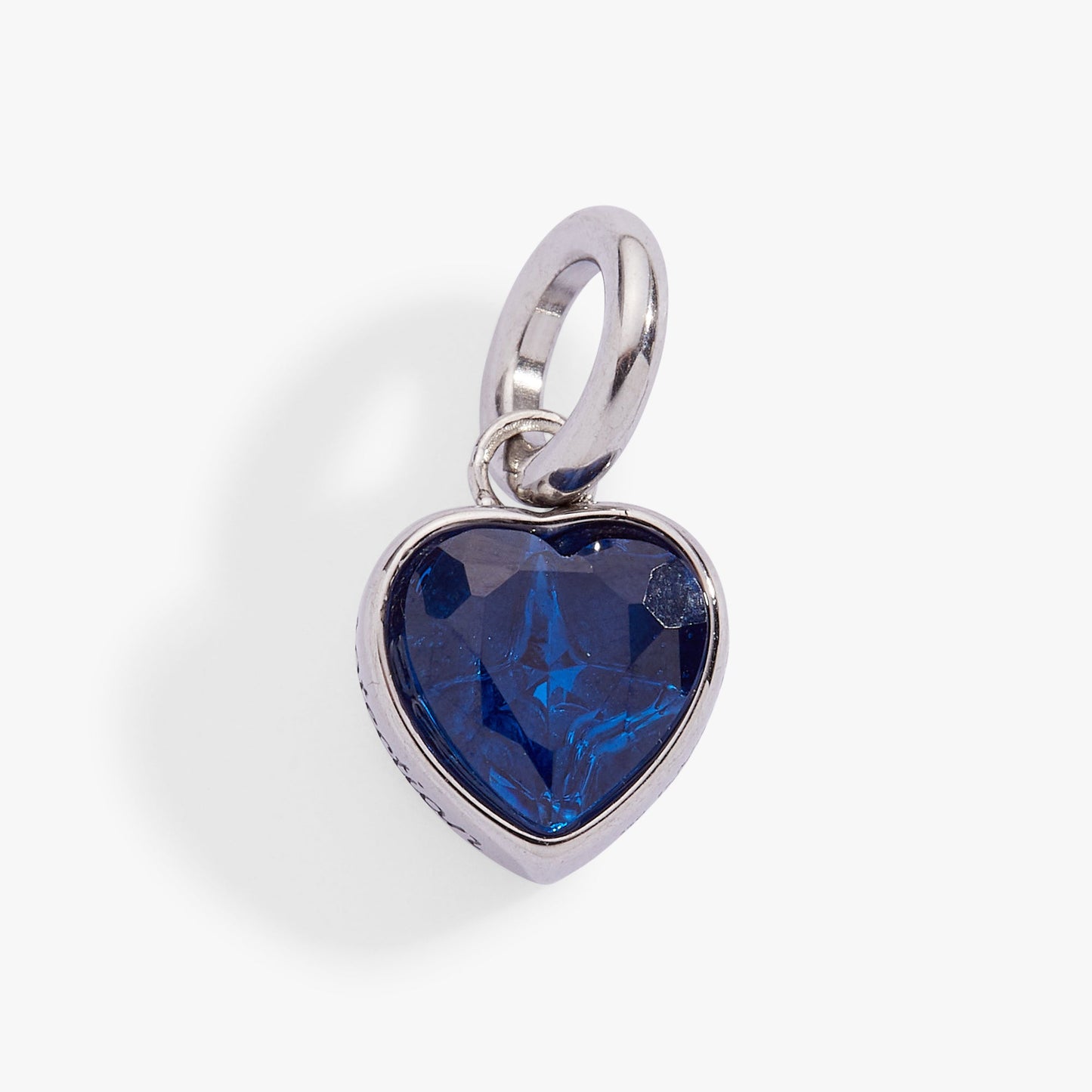 Protection' Heart Birthstone Charm-SEPTEMBER Stainless Steel Gold