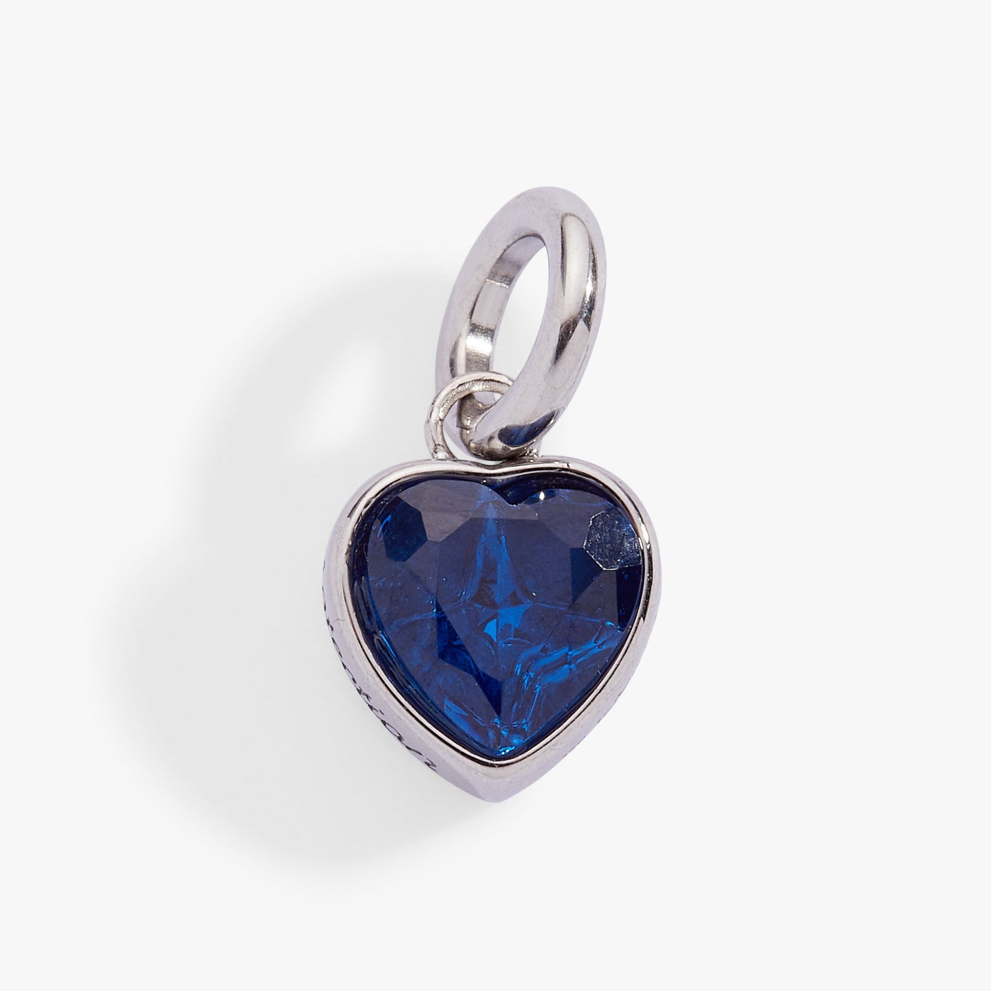 Protection' Heart Birthstone Charm-SEPTEMBER Stainless Steel Gold