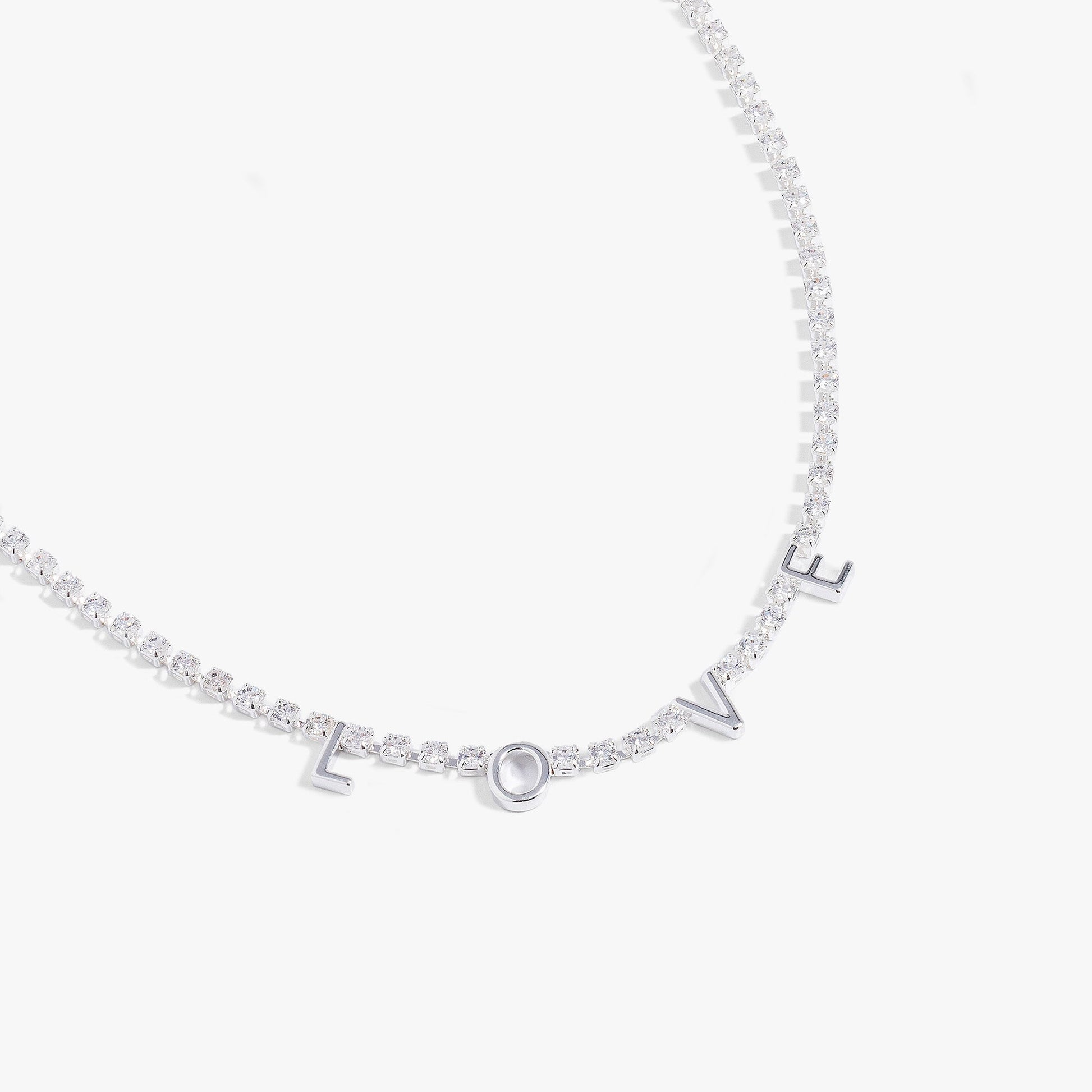 Love Tennis Necklace Gold