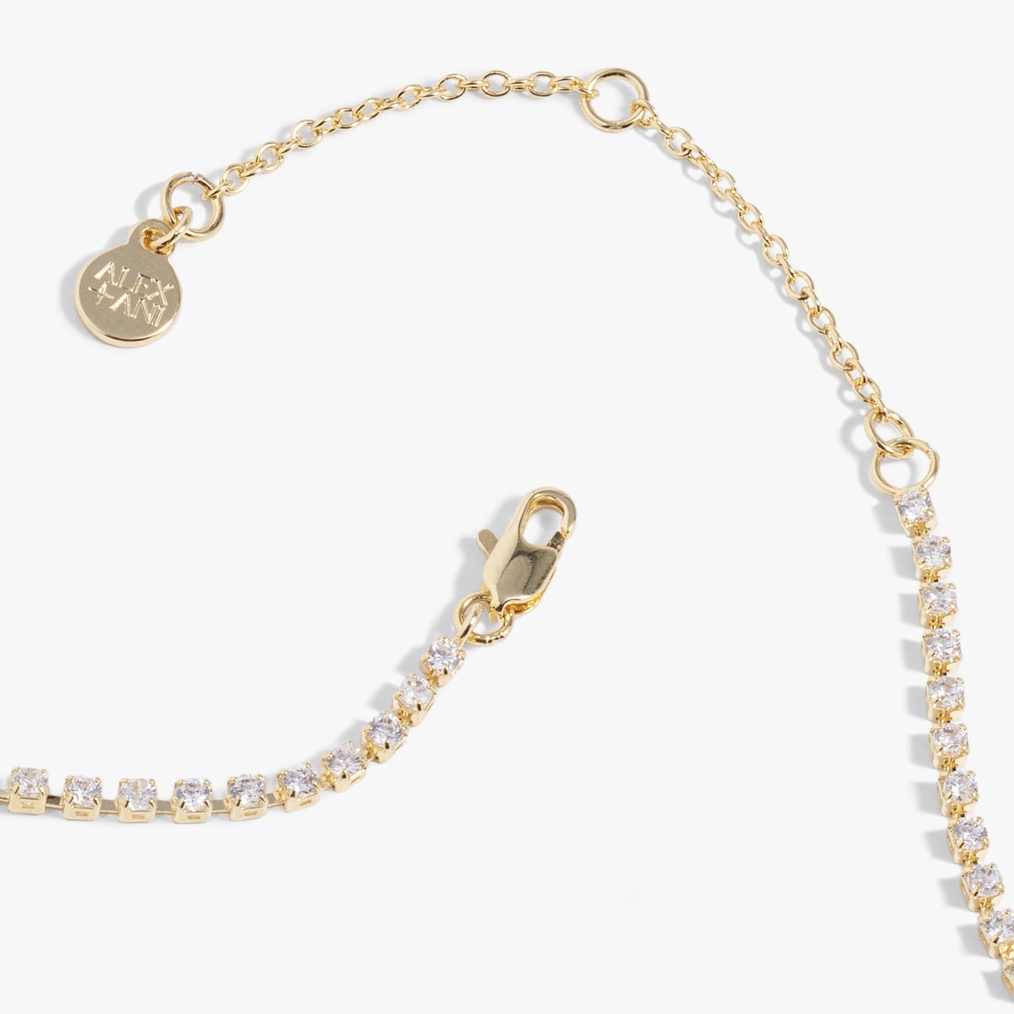 Love Tennis Necklace Gold