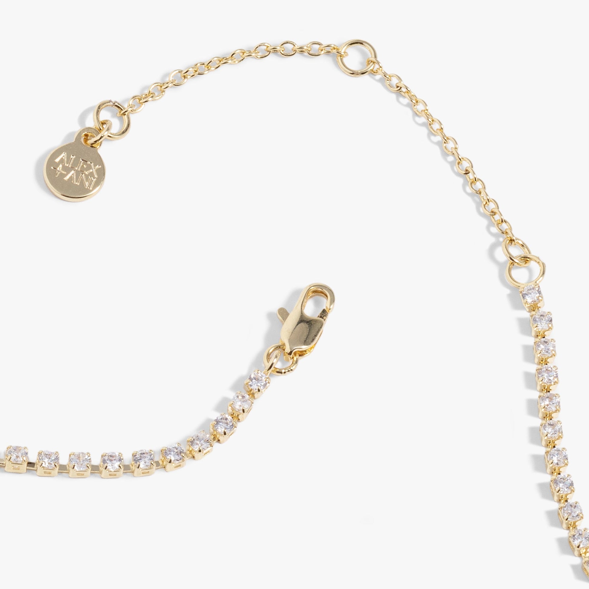 Love Tennis Necklace Gold