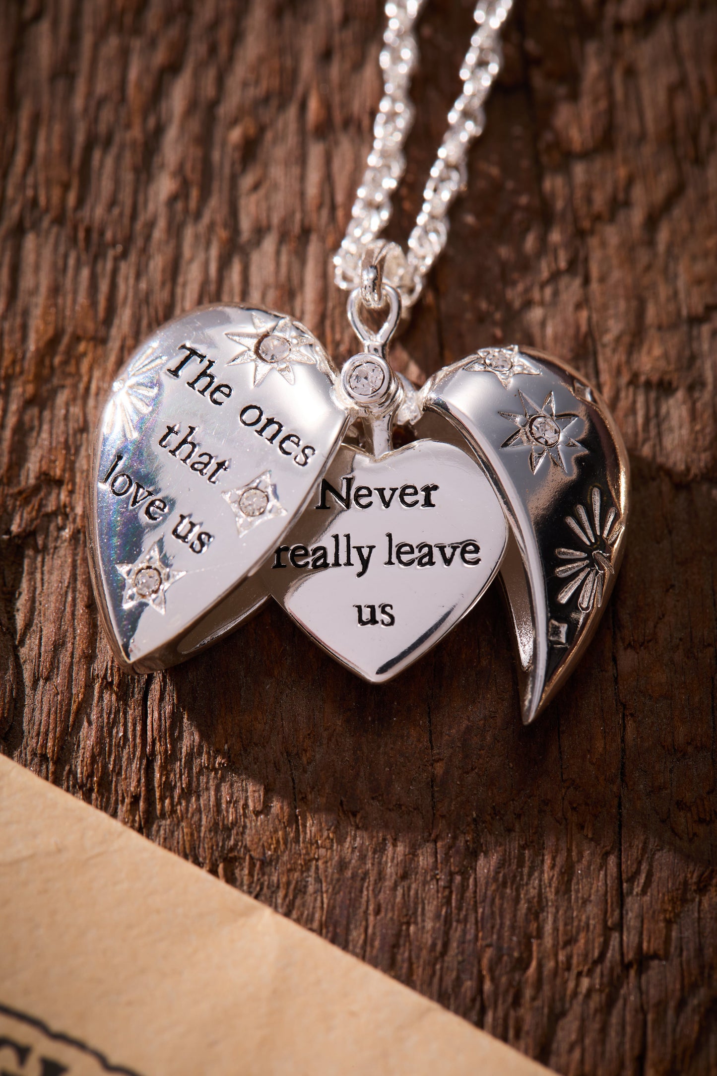 Harry Potter “The Ones That Love Us” Locket Necklace Silver