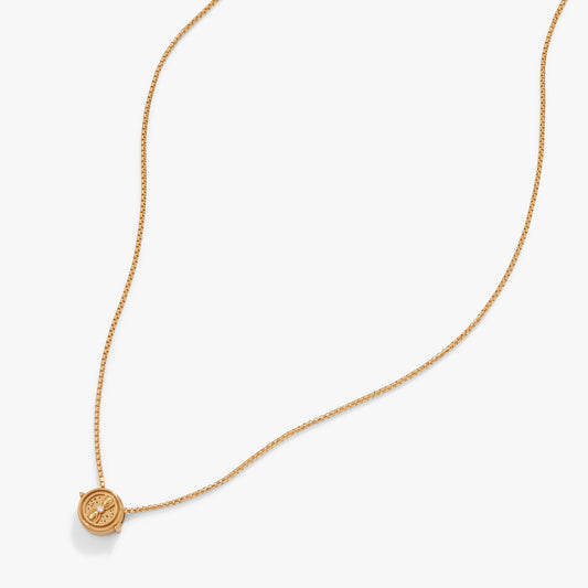 Harry Potter™ Time Turner Necklace, Gold 14kt Gold Over Sterling Silver
