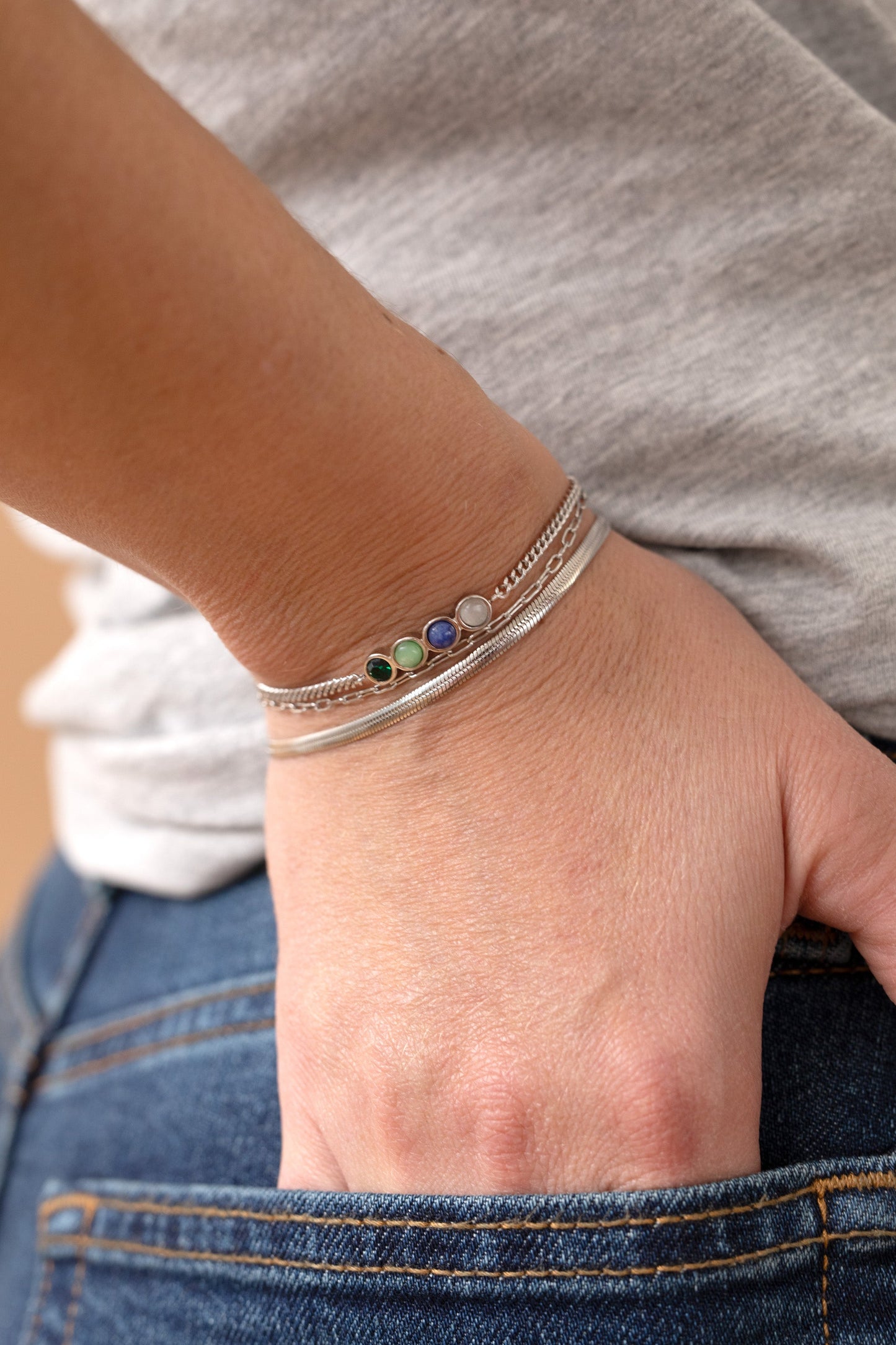 Wife Acrostic Bolo Stainless Steel Silver