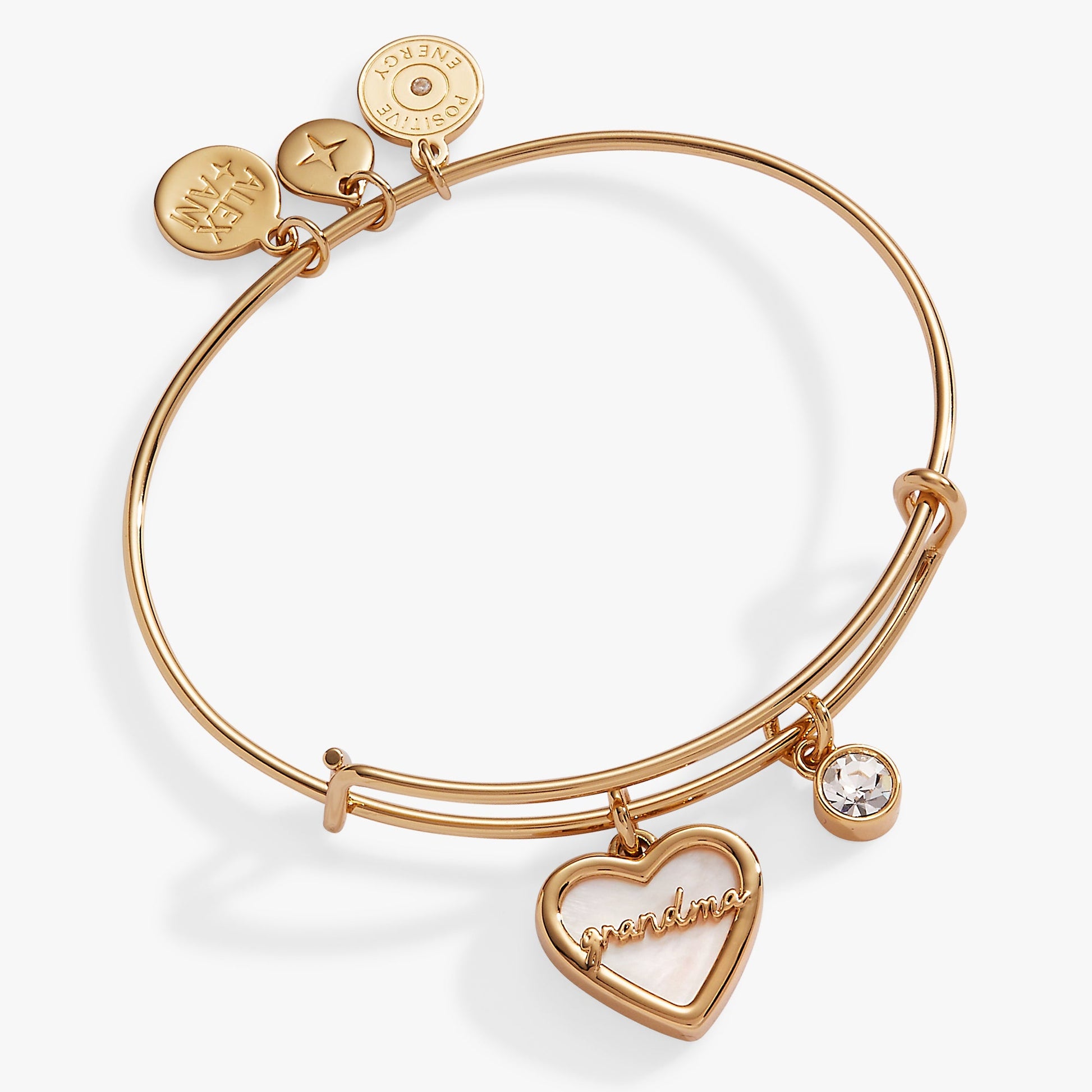 Grandma Mother of Pearl Bangle Gold