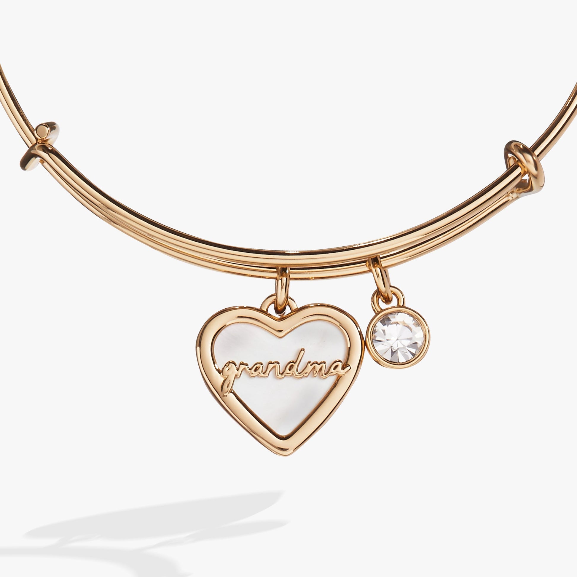 Grandma Mother of Pearl Bangle Gold