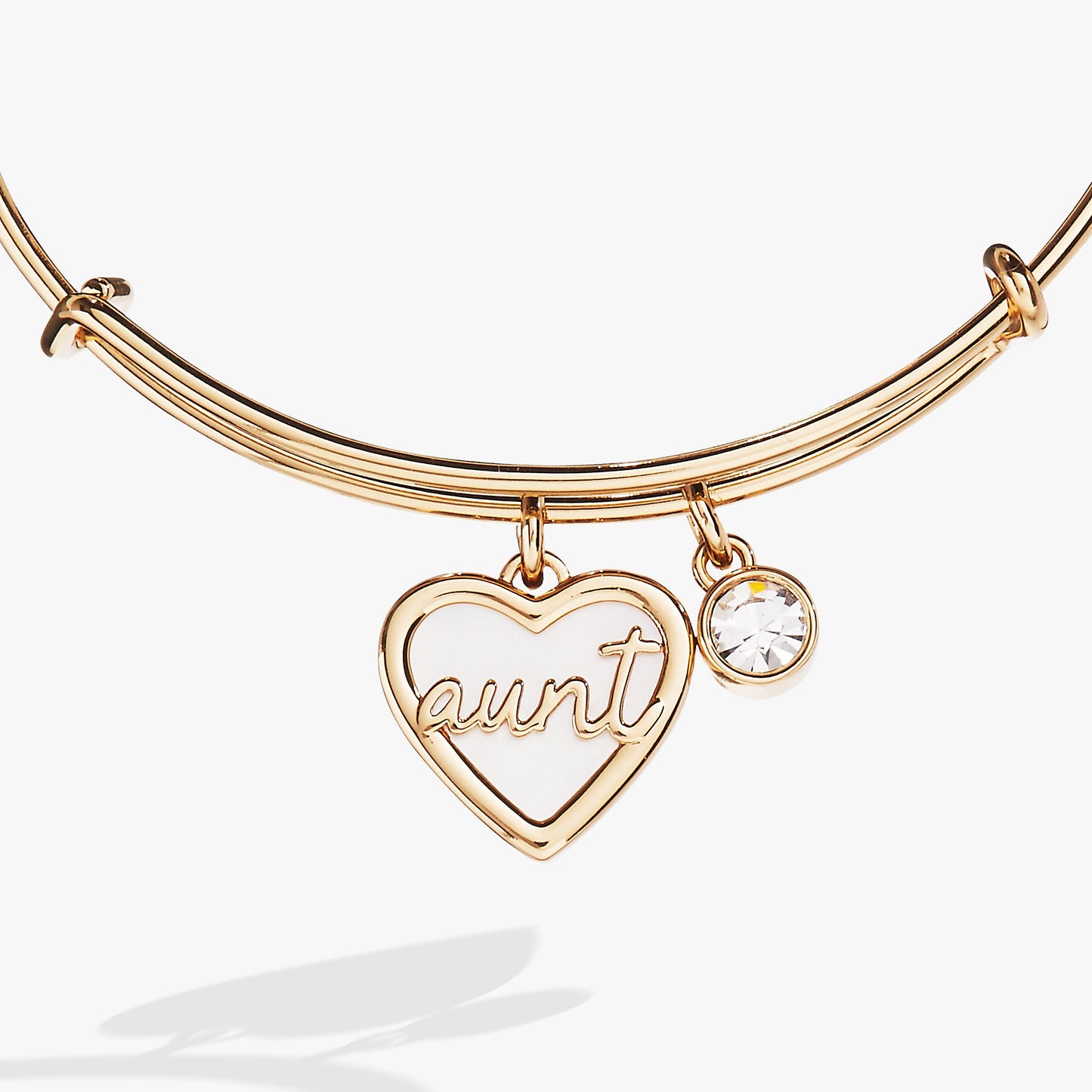 Aunt Mother of Pearl Bangle Gold