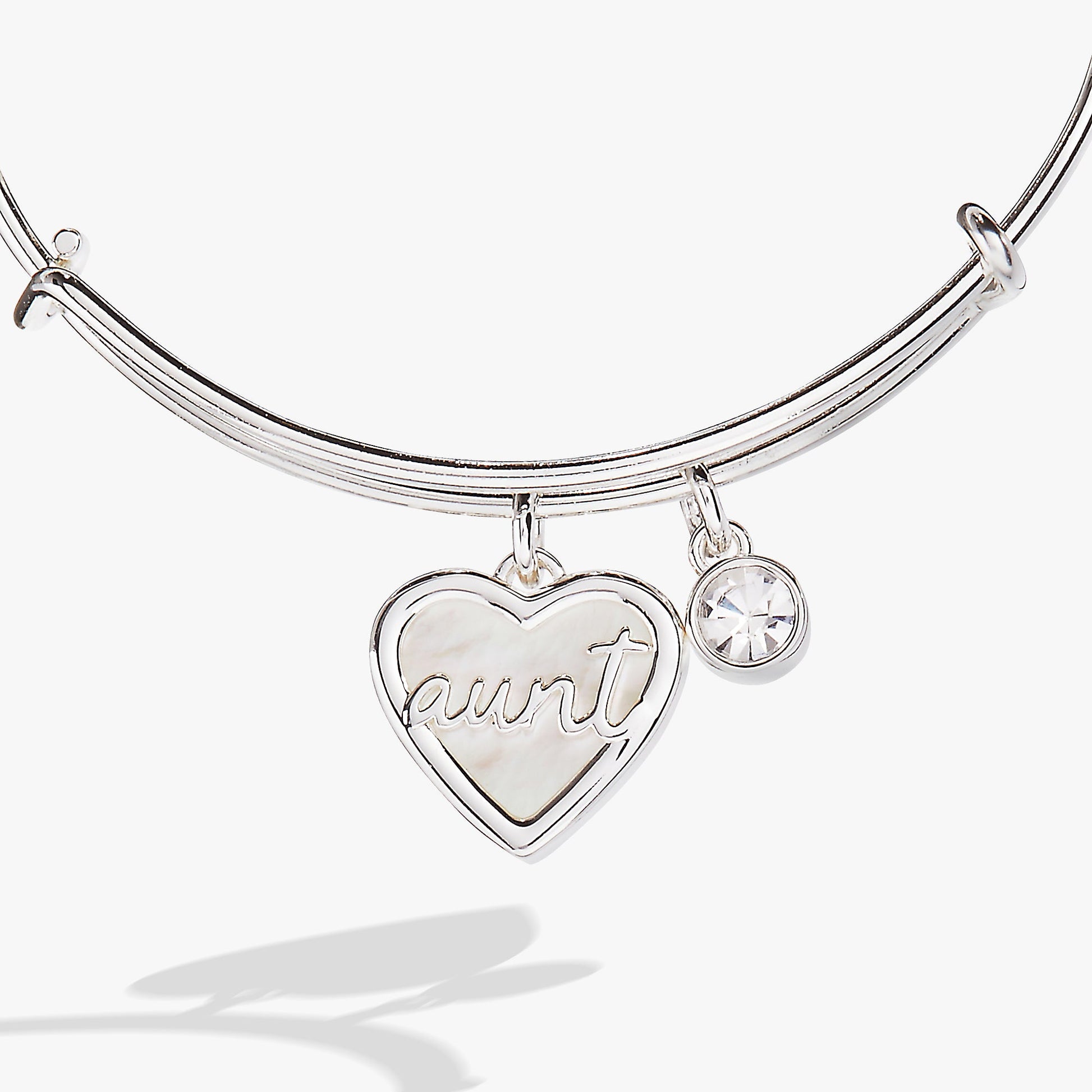 Aunt Mother of Pearl Bangle Gold