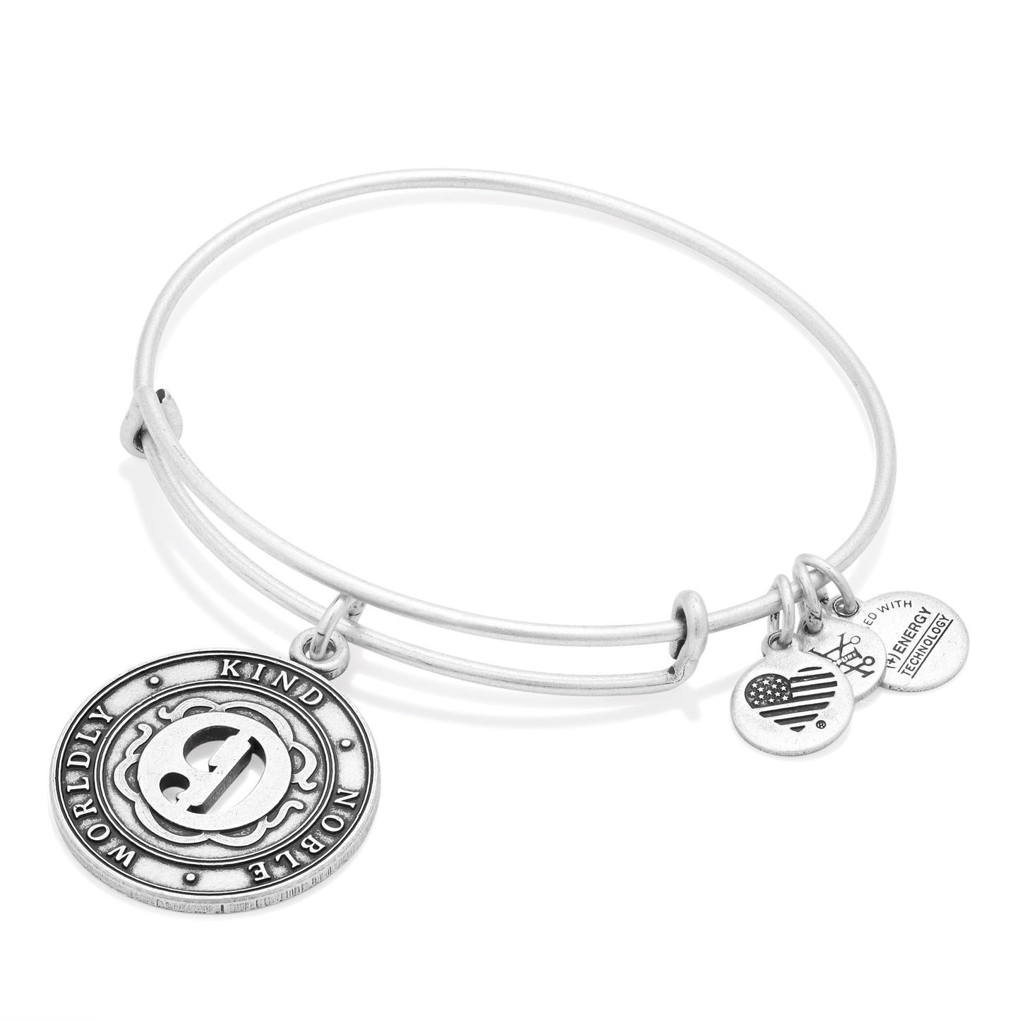 Number 9 Charm Bangle Bracelet Rafaelian Gold
