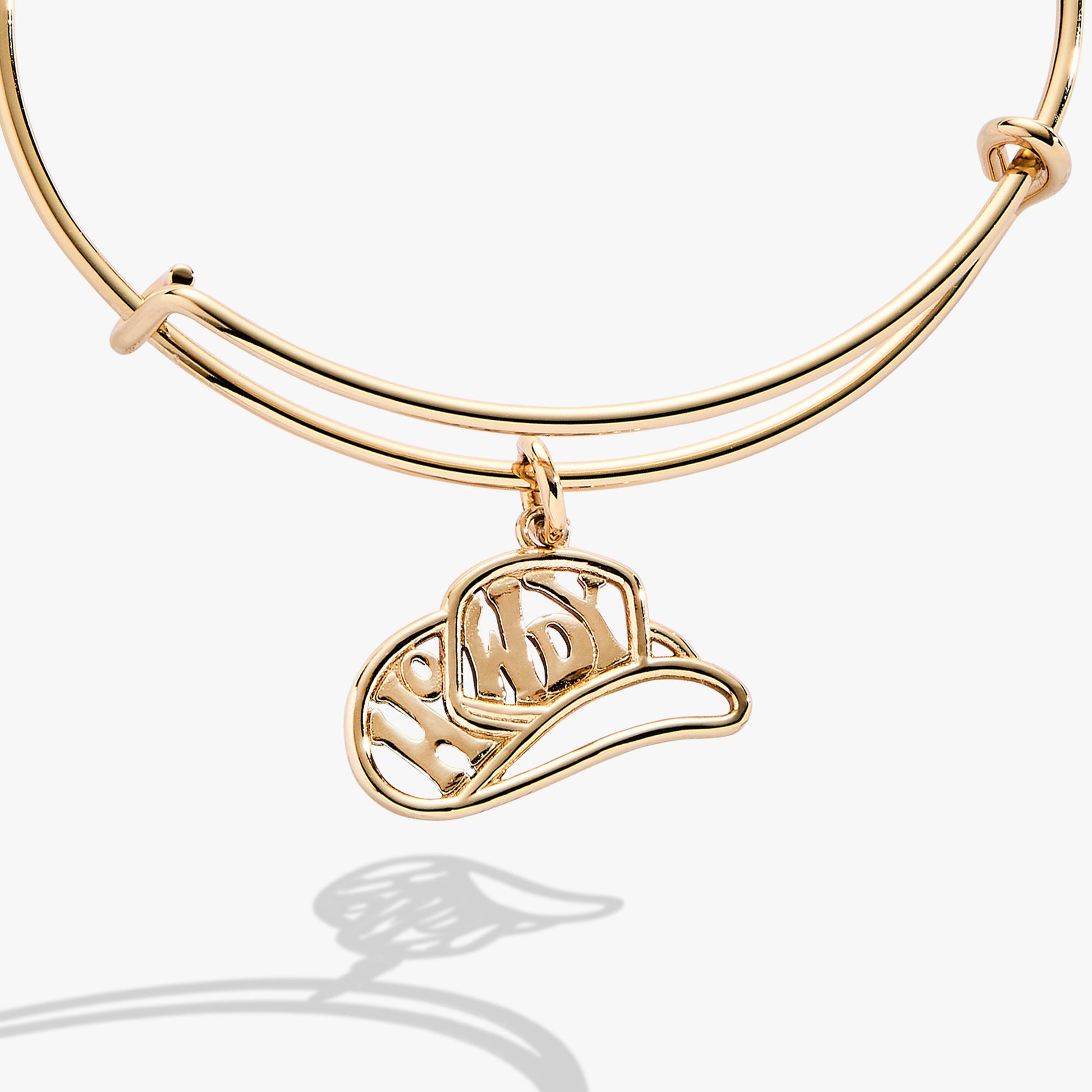Howdy Charm Bangle Gold