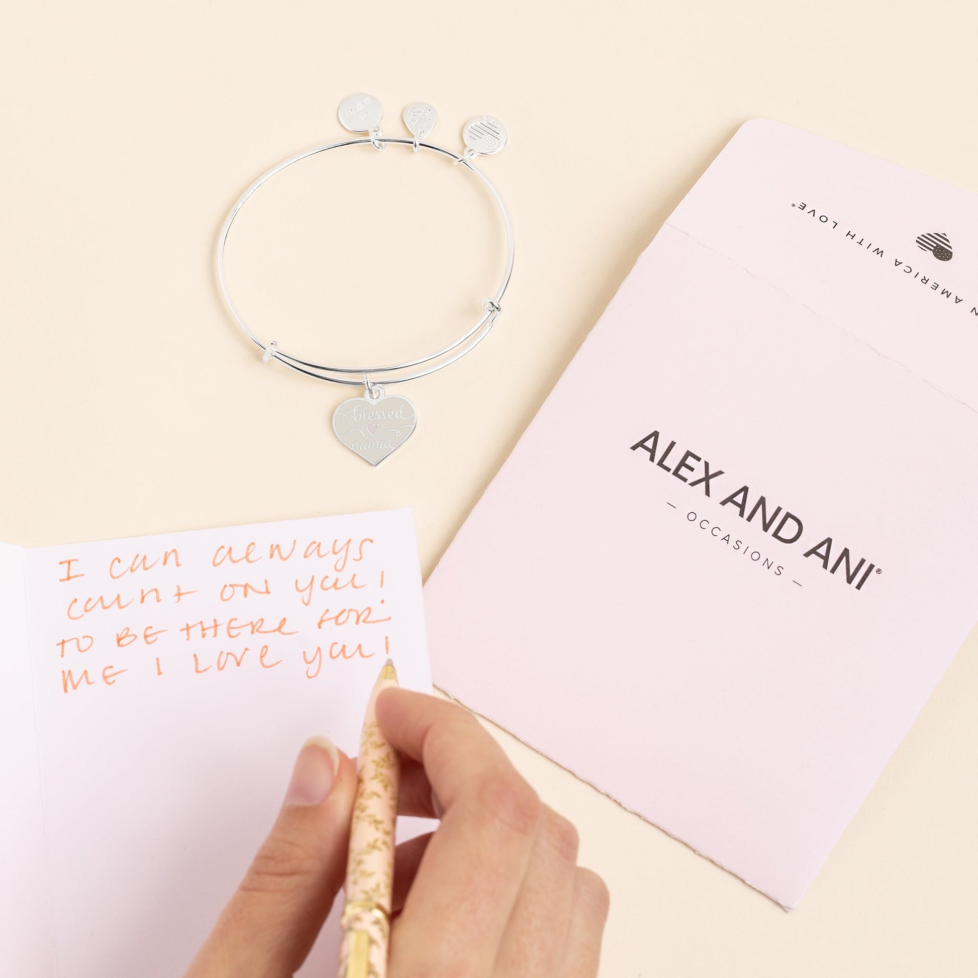 Blessed Mama' Charm Bangle - Alex and Ani
    
    
    
       Shiny Silver