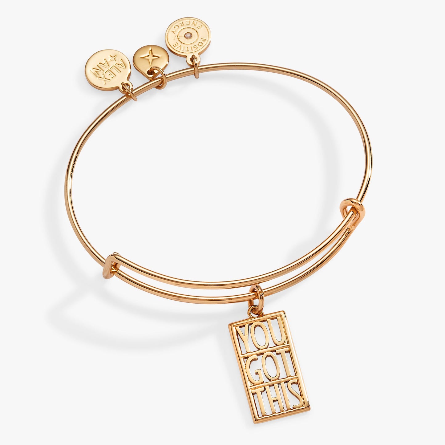 You Got This Charm Bangle Gold