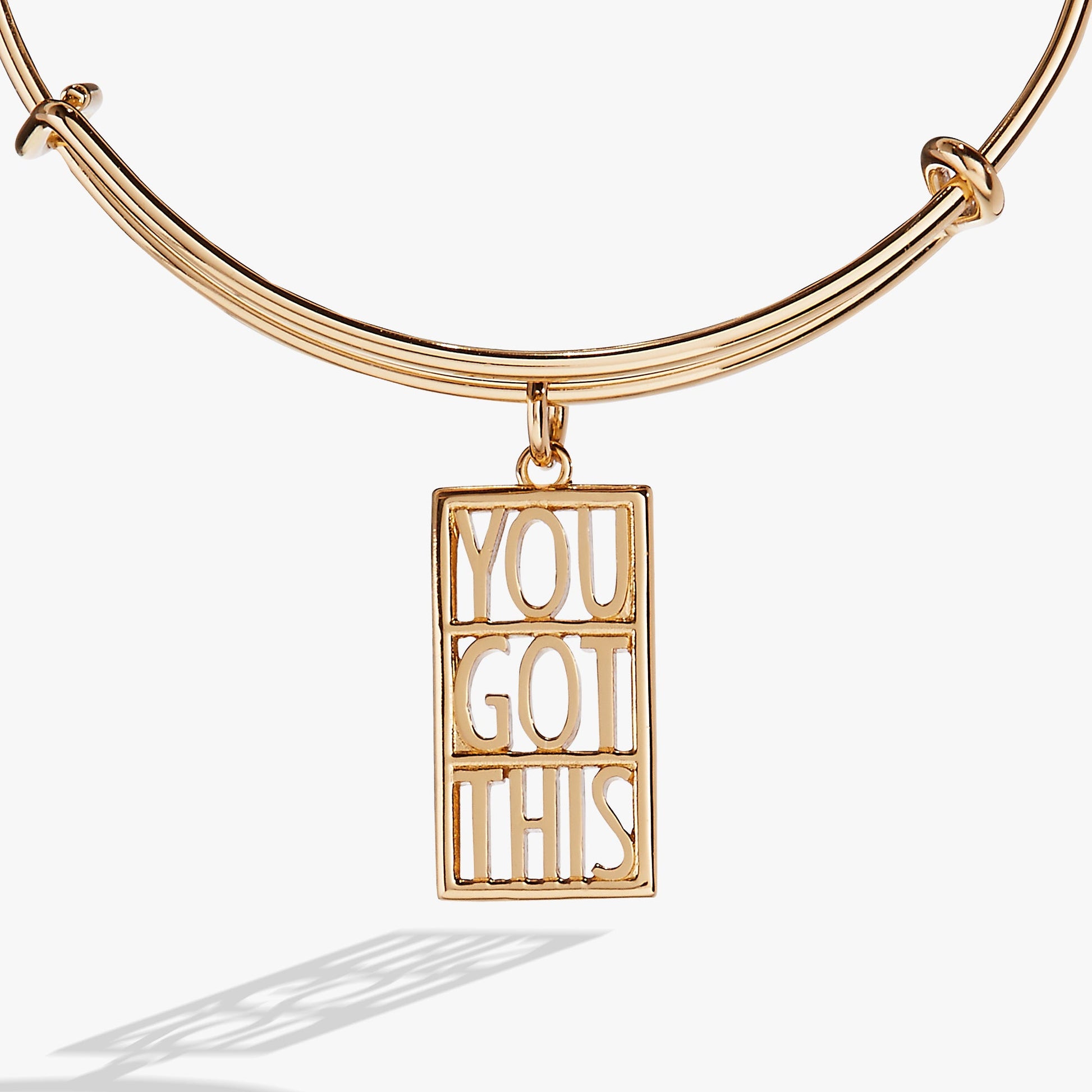 You Got This Charm Bangle Gold