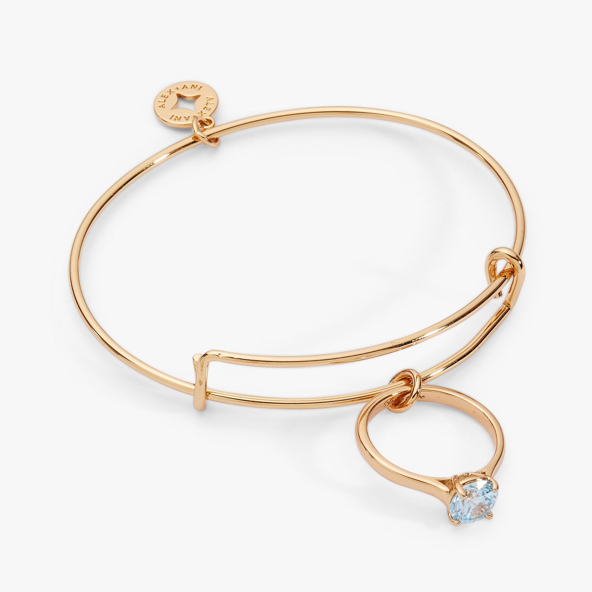 Bride-to-Be Charm Bangle Bracelet – Engagement or Bridal Shower Gift Silver