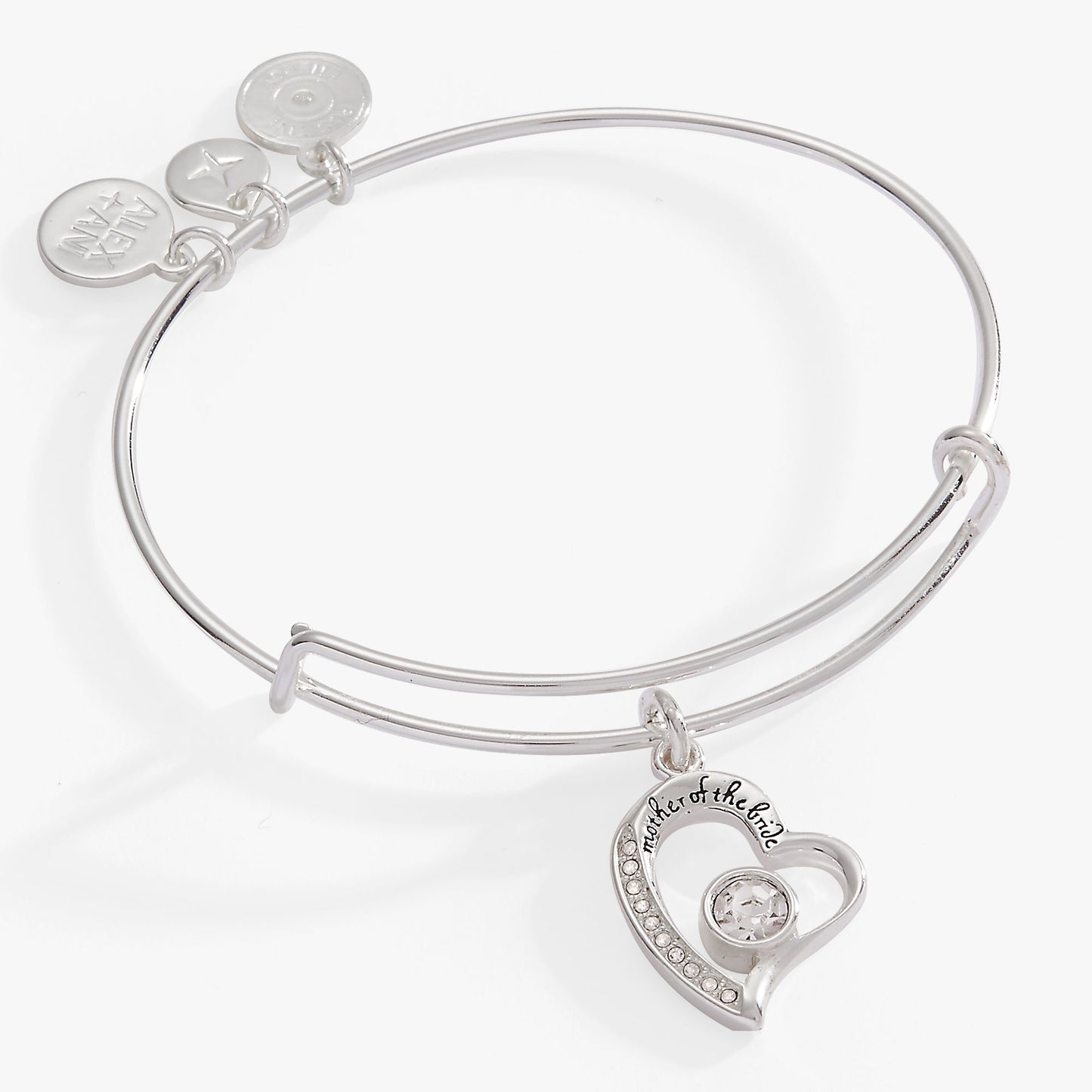 Mother of the Bride Wedding Bangle – Meaningful Jewelry Gift Silver