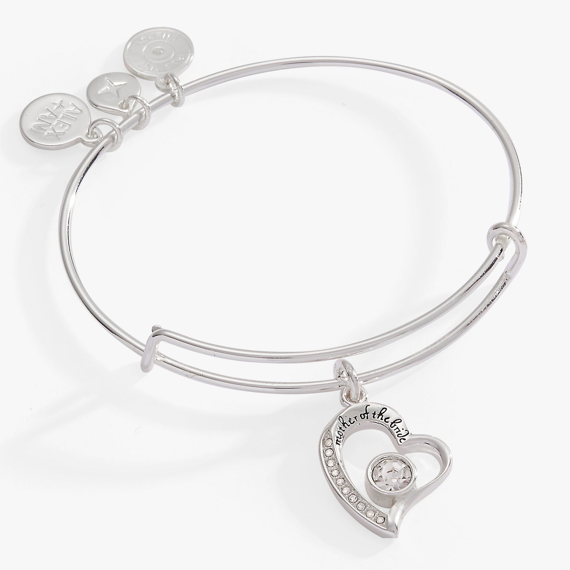 Mother of the Bride Wedding Bangle – Meaningful Jewelry Gift Silver