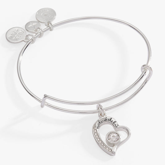 Mother of the Bride Wedding Bangle – Meaningful Jewelry Gift Silver