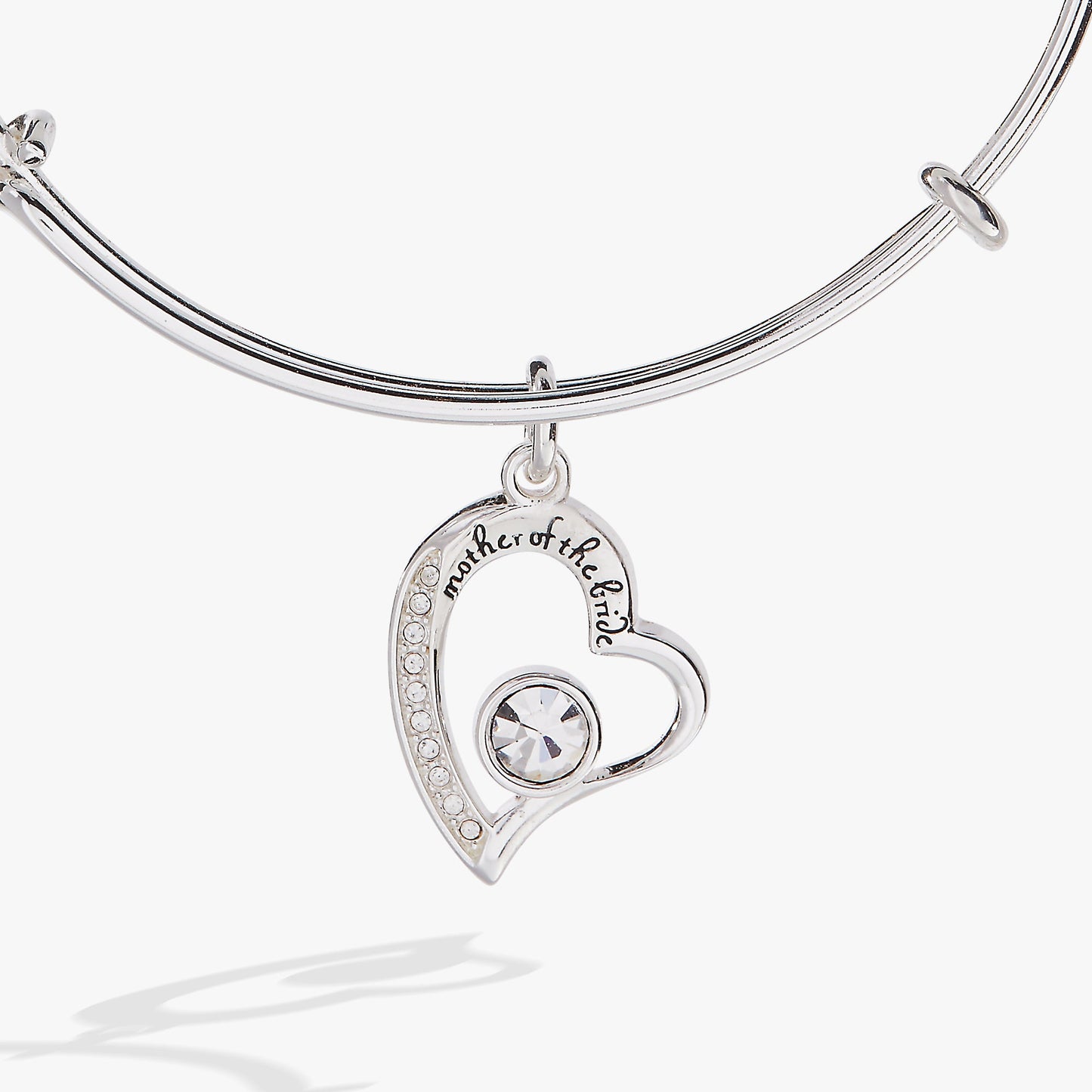 Mother of the Bride Wedding Bangle – Meaningful Jewelry Gift Silver