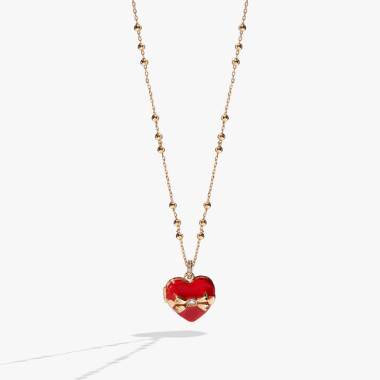 Box of Chocolate Locket Necklace Gold