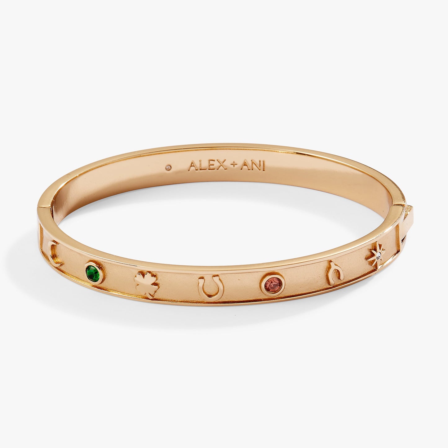 Lucky Hinge Bangle Gold