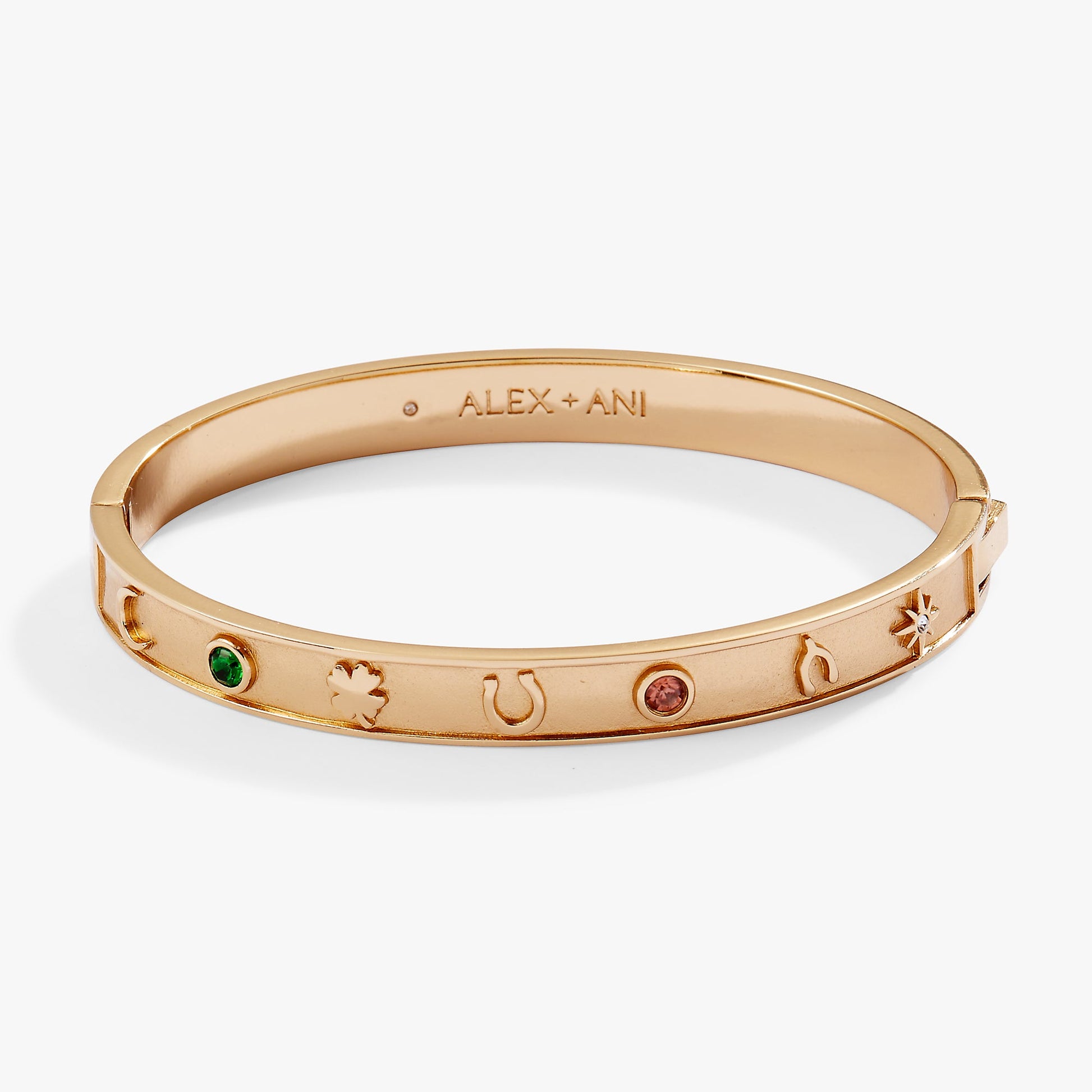 Lucky Hinge Bangle Gold